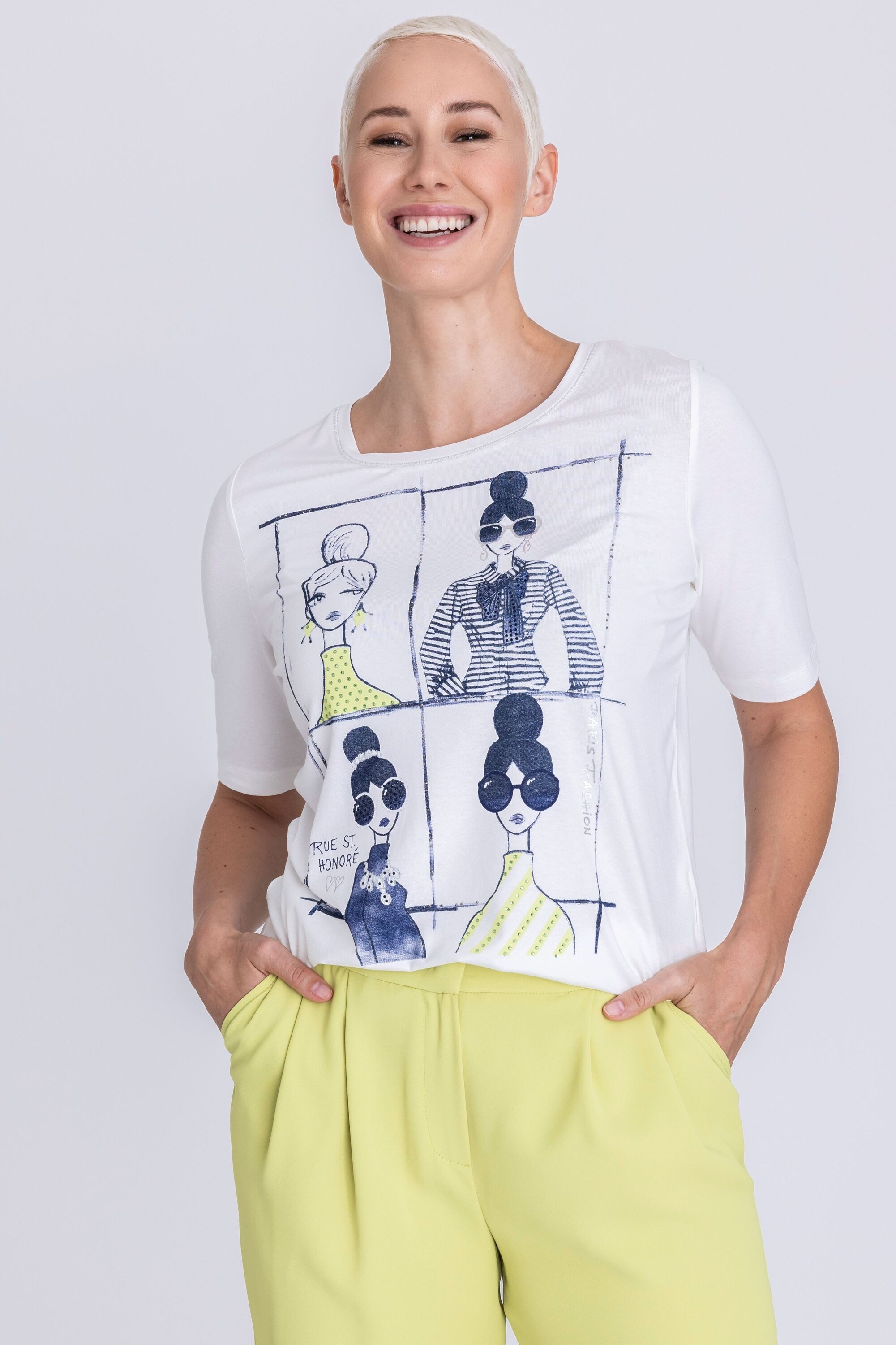 TUZZI T-Shirt mit Grafikprint