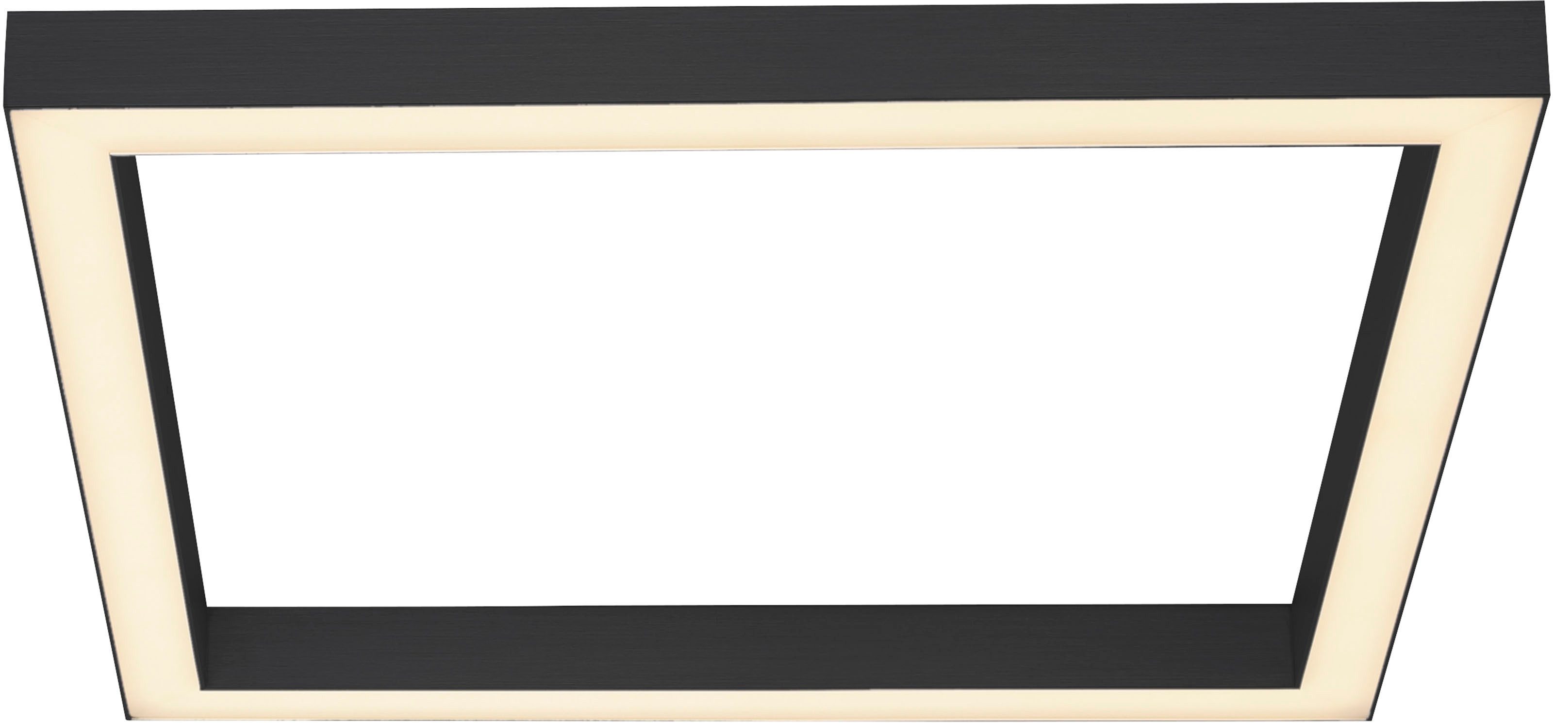 Neuhaus PURE LED Deckenleuchte PURE Lines Square, CCT - über Fernbedienung, LED fest integriert, warmweiß - kaltweiß, Dimmbar über Fernbedienung, CCT, Memoryfunktion