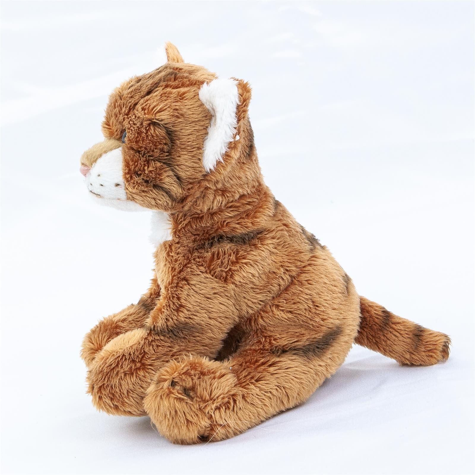 Teddys Rothenburg Kuscheltier Katze 14 cm sitzend rot-getigert Kuscheltier