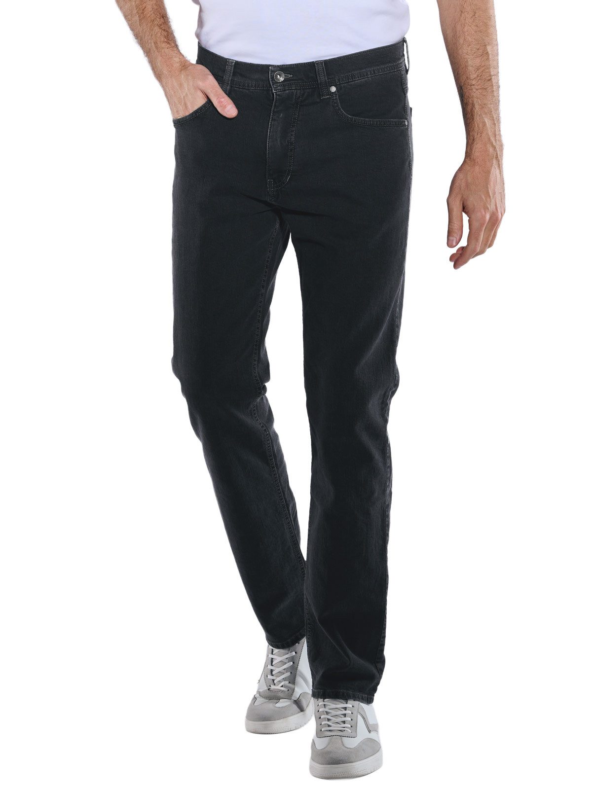 Engbers Straight-Jeans engbers Herren Jeans "My Favorite", Anthrazit