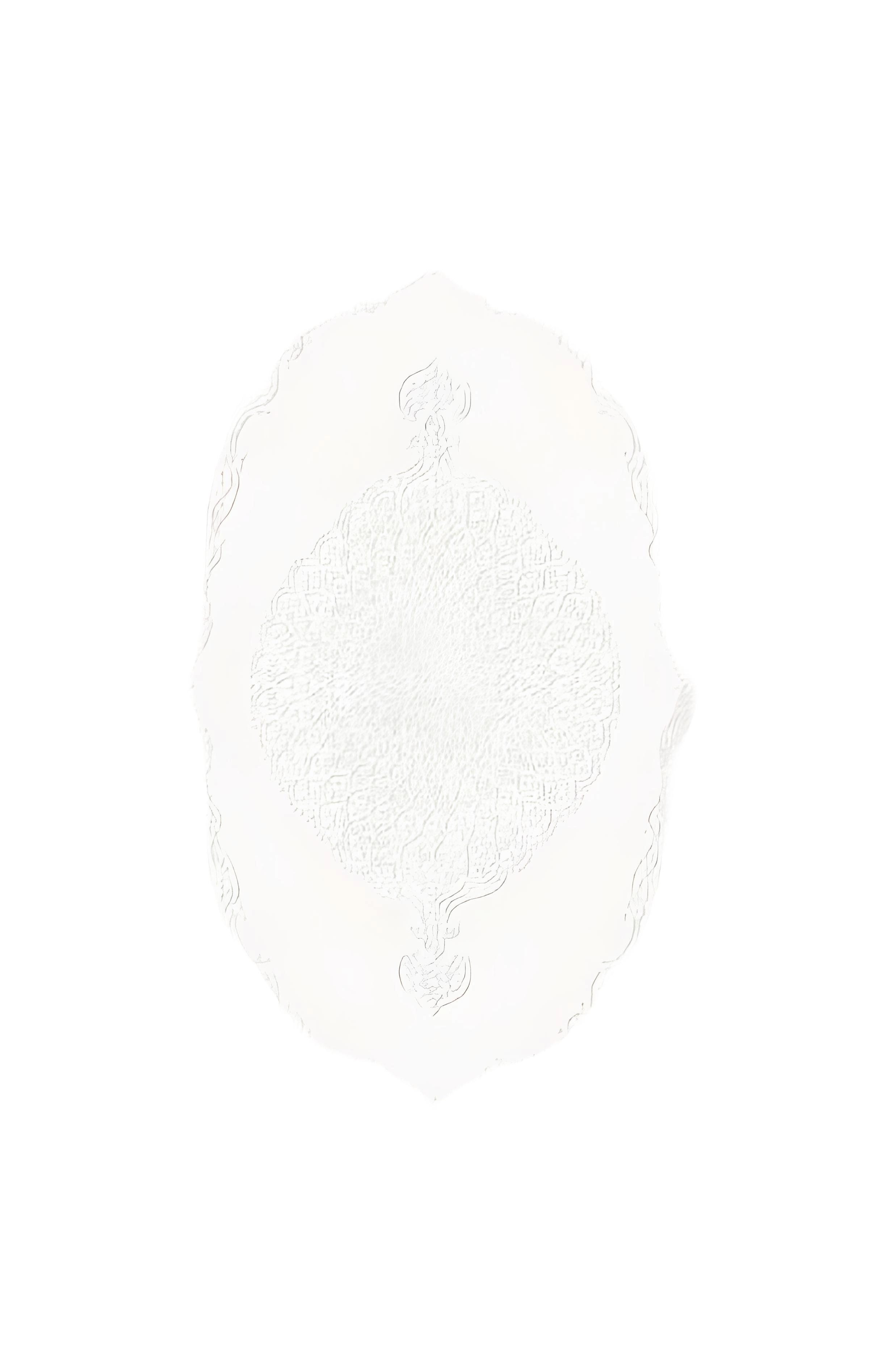 Xlmoebel Teppich Flachgewebe Teppich in Weiß mit orientalischem Design, Höhe: 160 mm, Hergestellt in Europa