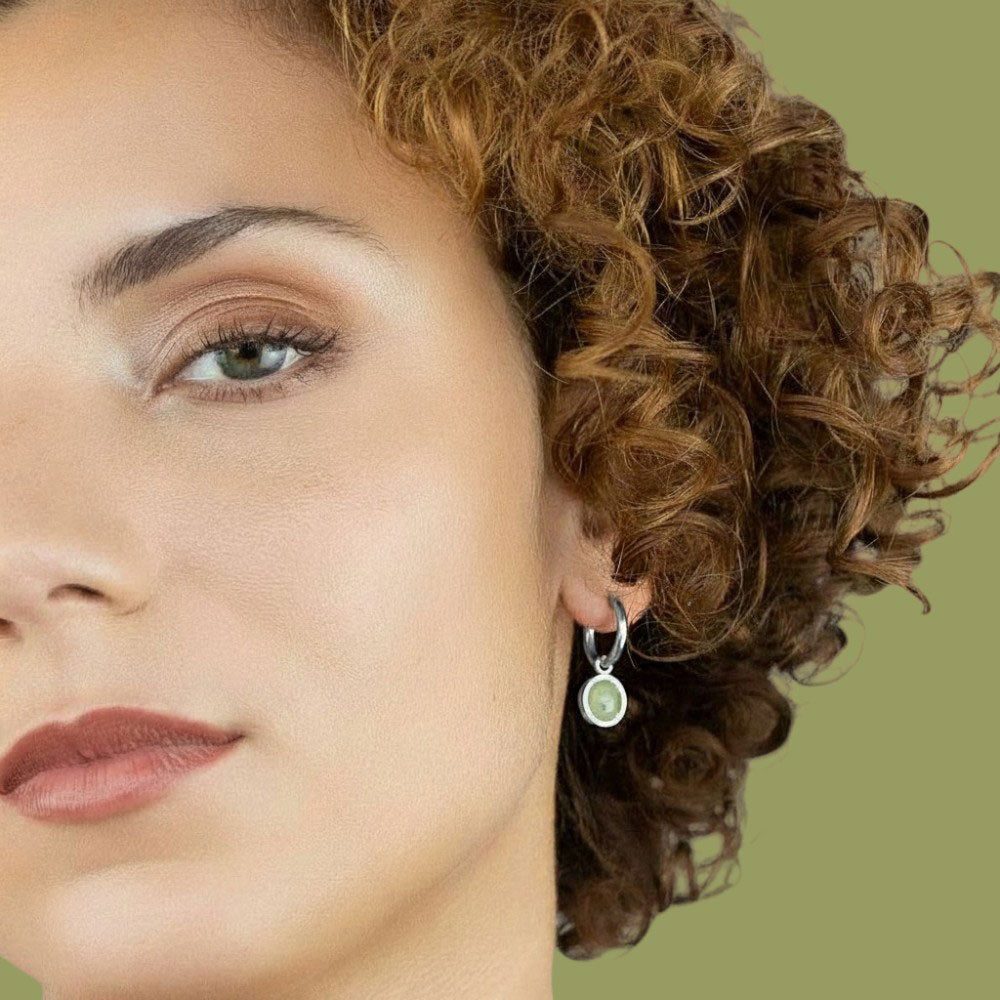 Sergio Engel Ohrring-Set Beach Ohrring 01 Edelstahcreole mit Natursteinchar günstig online kaufen