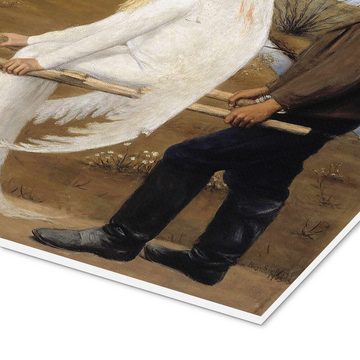 Posterlounge Forex-Bild Hugo Simberg, Der verwundete Engel, Malerei