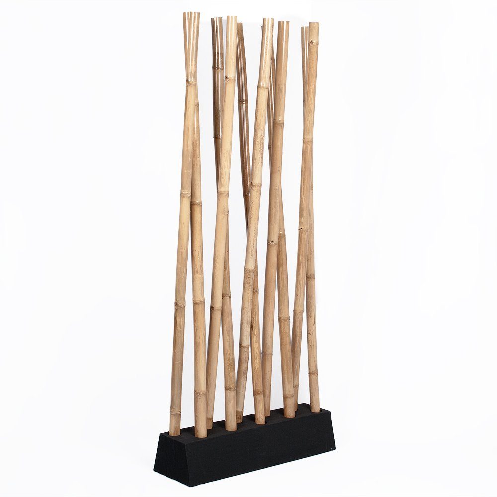 LebensWohnArt Paravent Bambus Raumteiler PARAVENTO Natural ca. 97x200cm (BxH) | Paravents