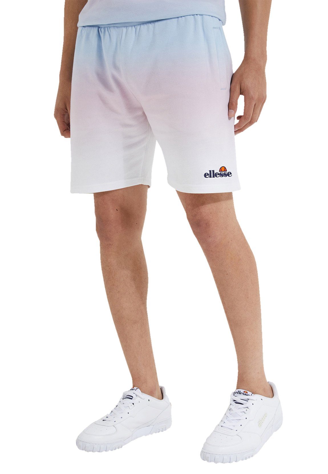 Ellesse Shorts Ellesse Shorts Herren RAGGIUGERE SHORT Multi Hellblau Rosa  Weiß