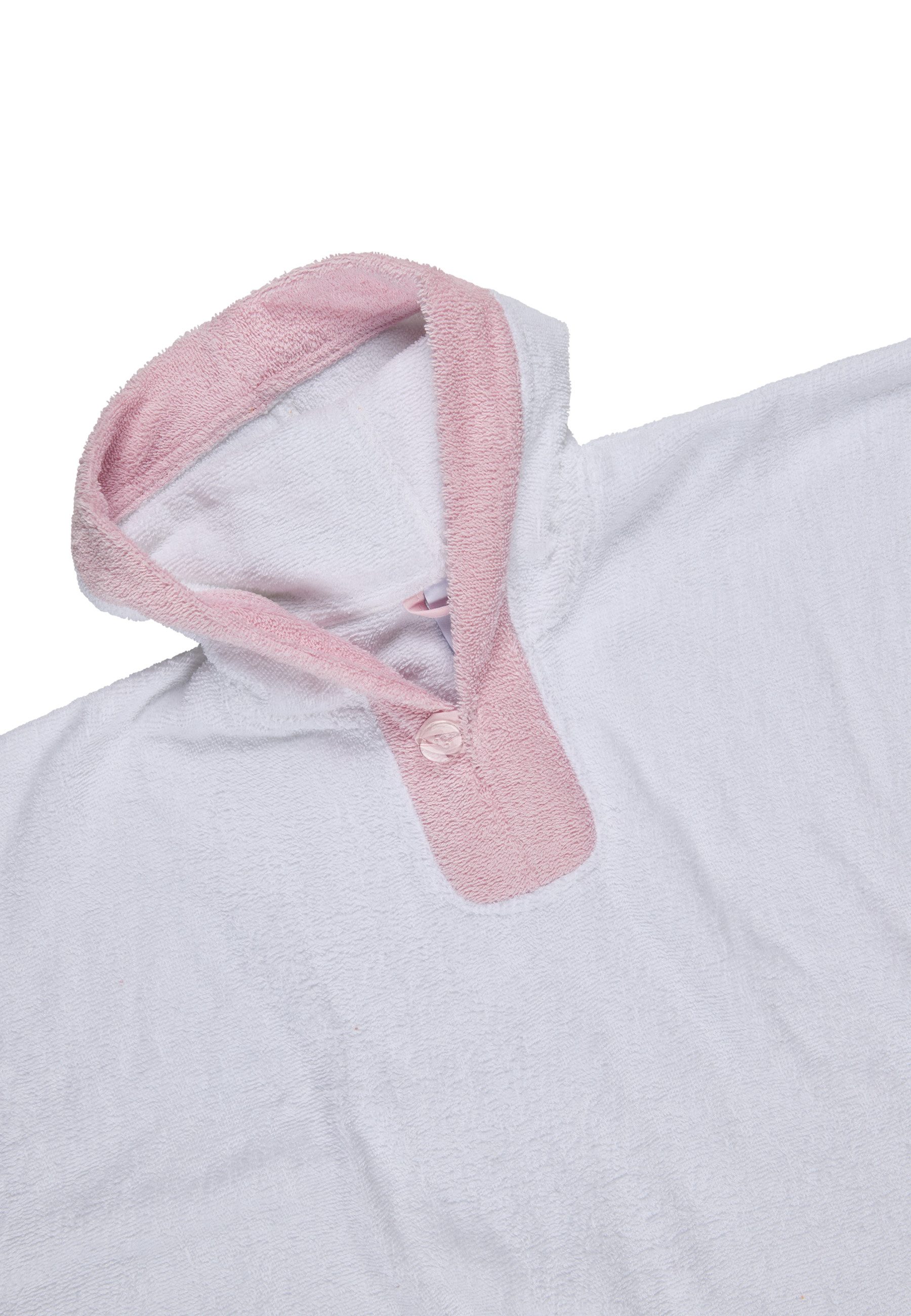 Sterntaler® Poncho Poncho BÄR Betty (1-St) Badeponcho aus Frottee, Stickmotiv, zum einfachen drüberziehen, Knopf