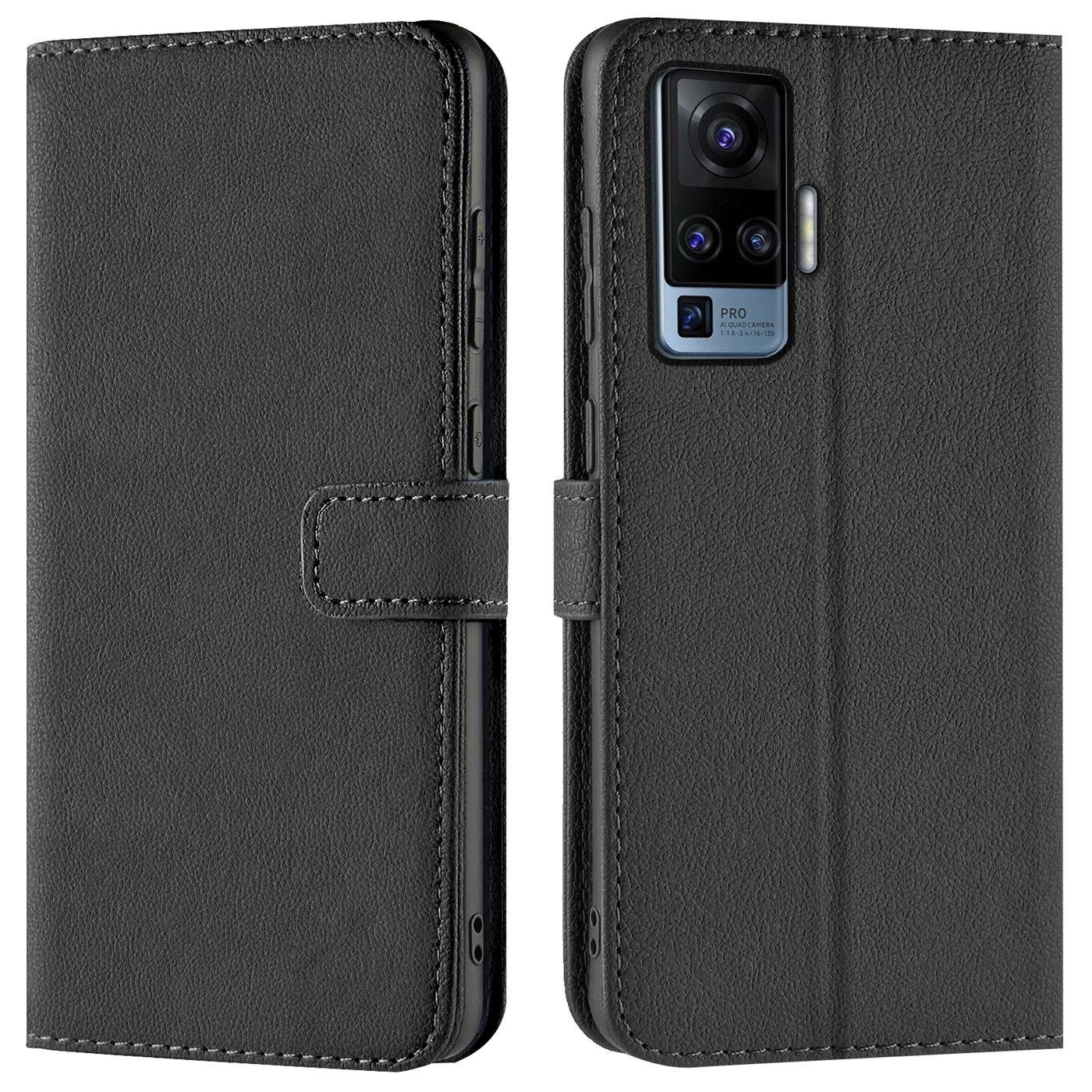 CoolGadget Handyhülle Book Case Handy Tasche für Vivo X51 5G 6,56 Zoll, Hülle Klapphülle Flip Cover Etui Schutzhülle stoßfest