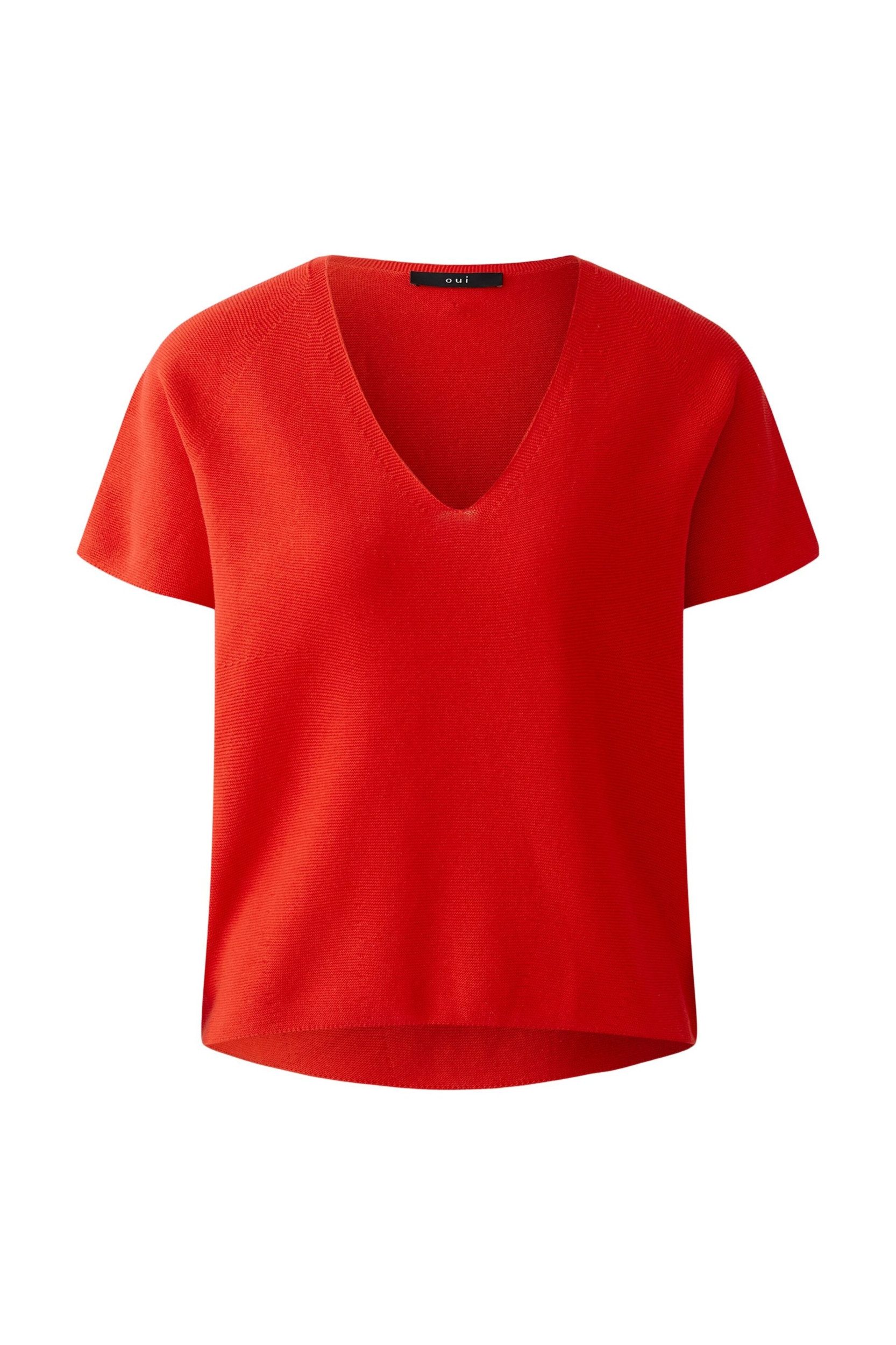 Oui Blusenblazer Pullover lipstick red günstig online kaufen
