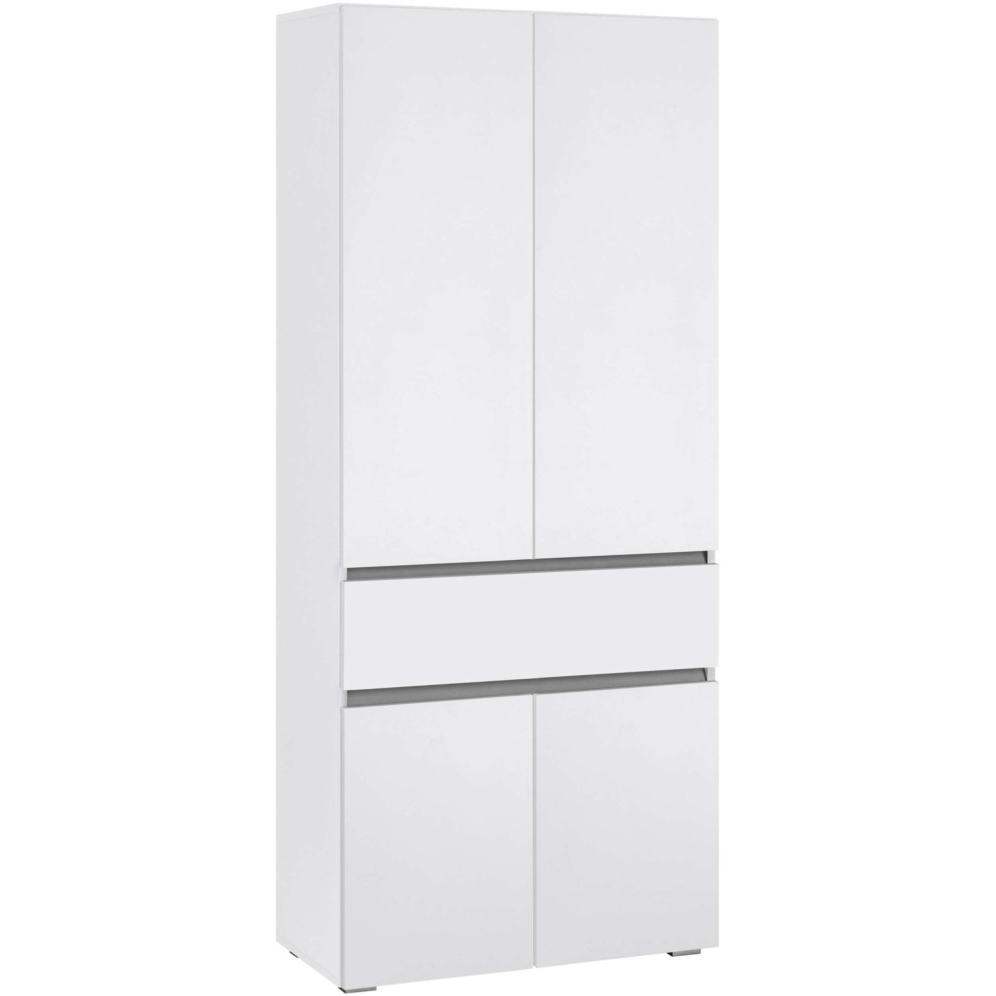 Home affaire Hochschrank Wisla mit 4 Türen & 1 Schublade, Breite 76 cm, Höhe 180 cm