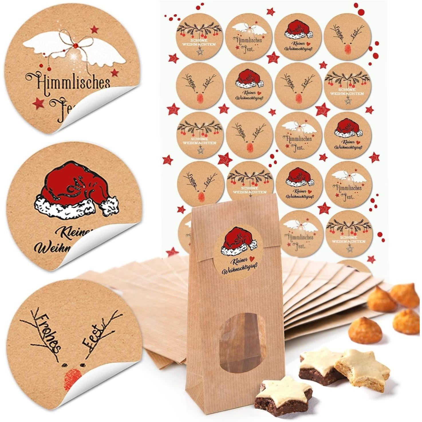 Logbuch-Verlag Dekofigur Braune Papiertüten mit Fenster günstig online kaufen