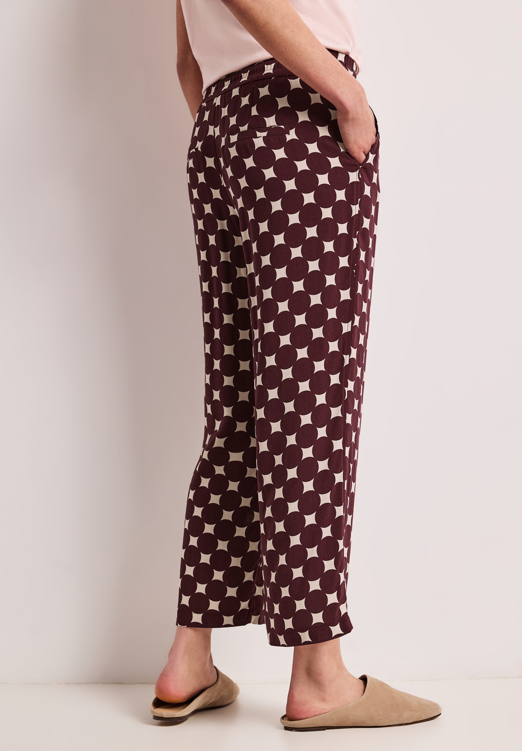 STREET ONE Stoffhose High Waist