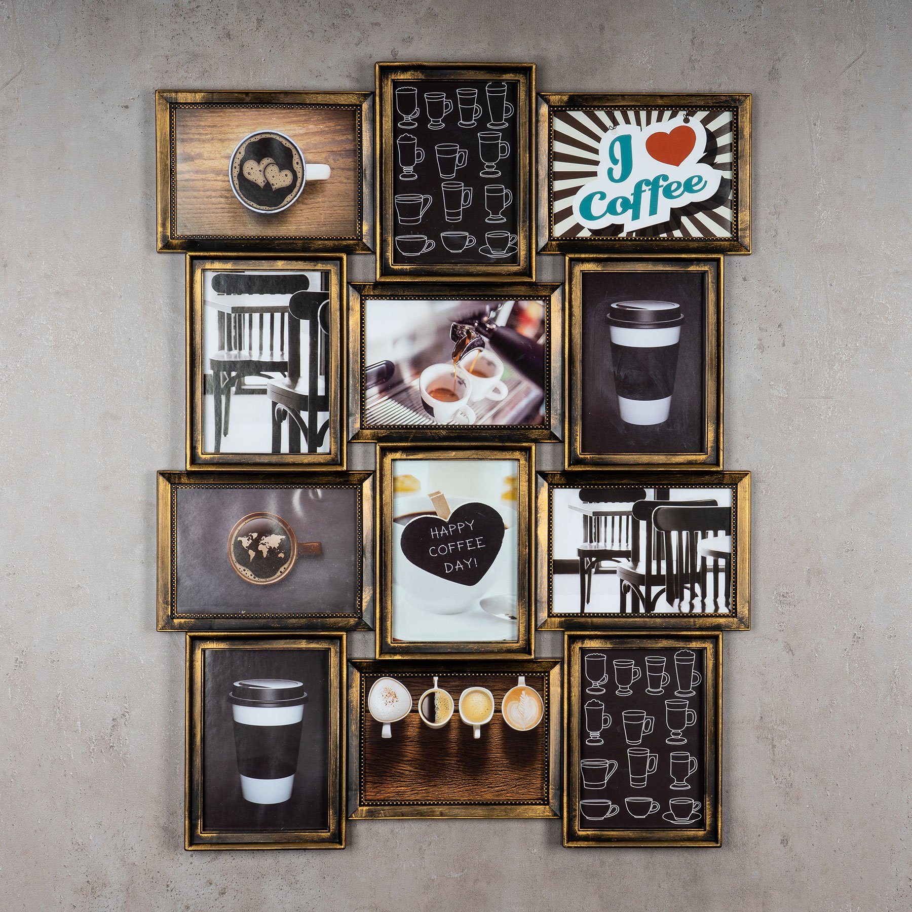 Levandeo® Bilderrahmen Collage, levandeo Bilderrahmen Collage günstig online kaufen