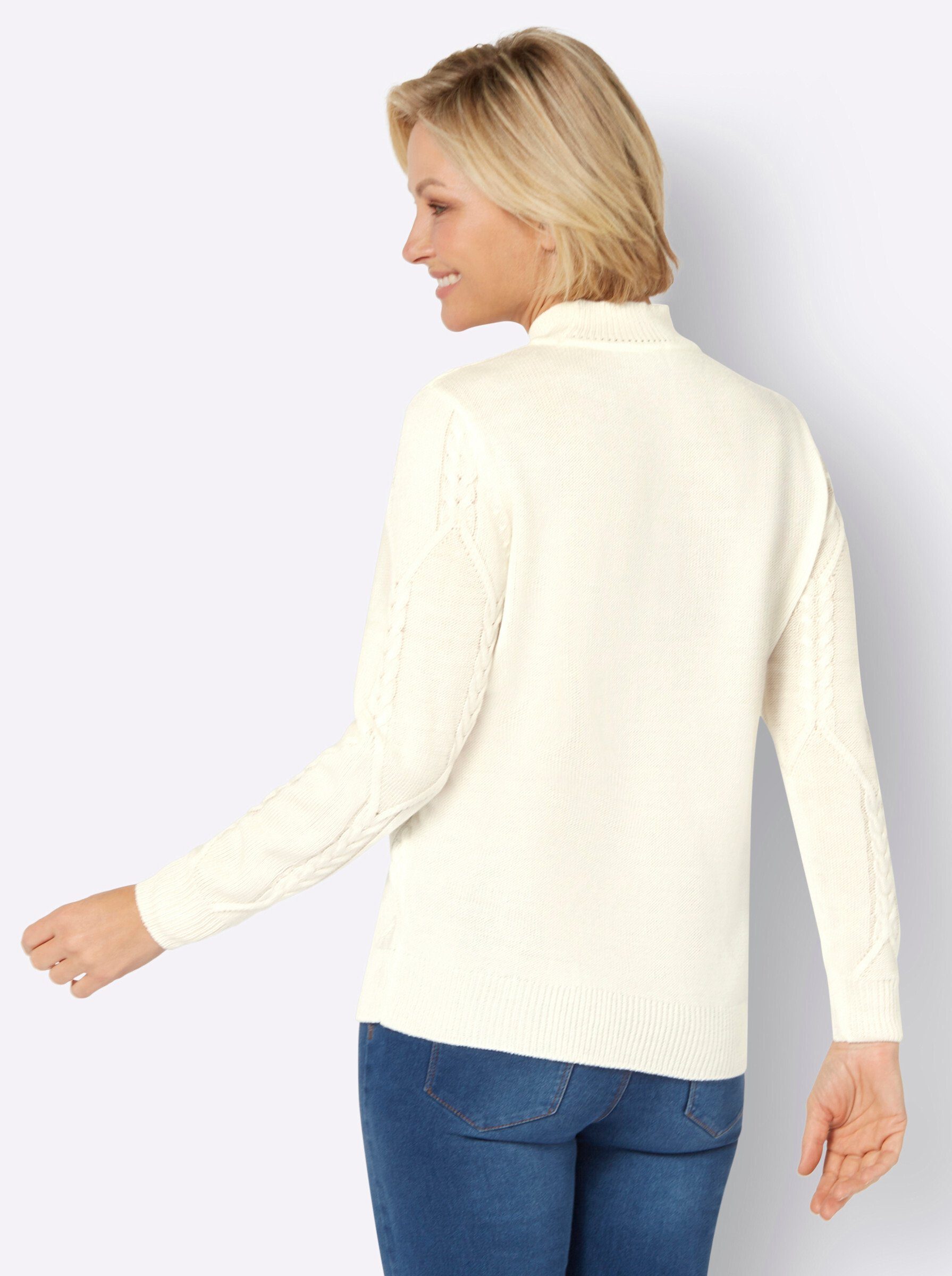 Sieh an! Strickpullover Langarm-Pullover günstig online kaufen