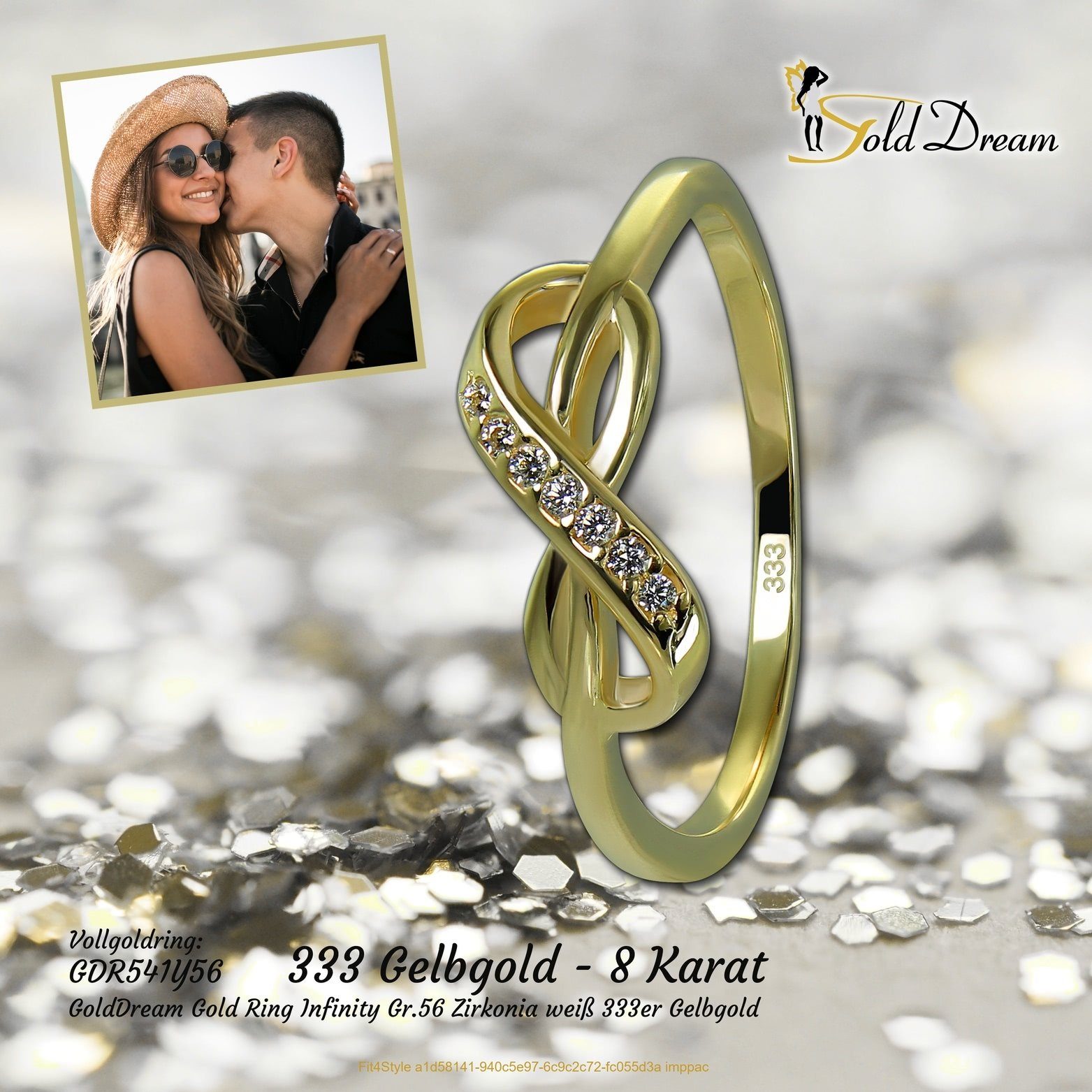 GoldDream Goldring GoldDream Gold Ring Infinity günstig online kaufen