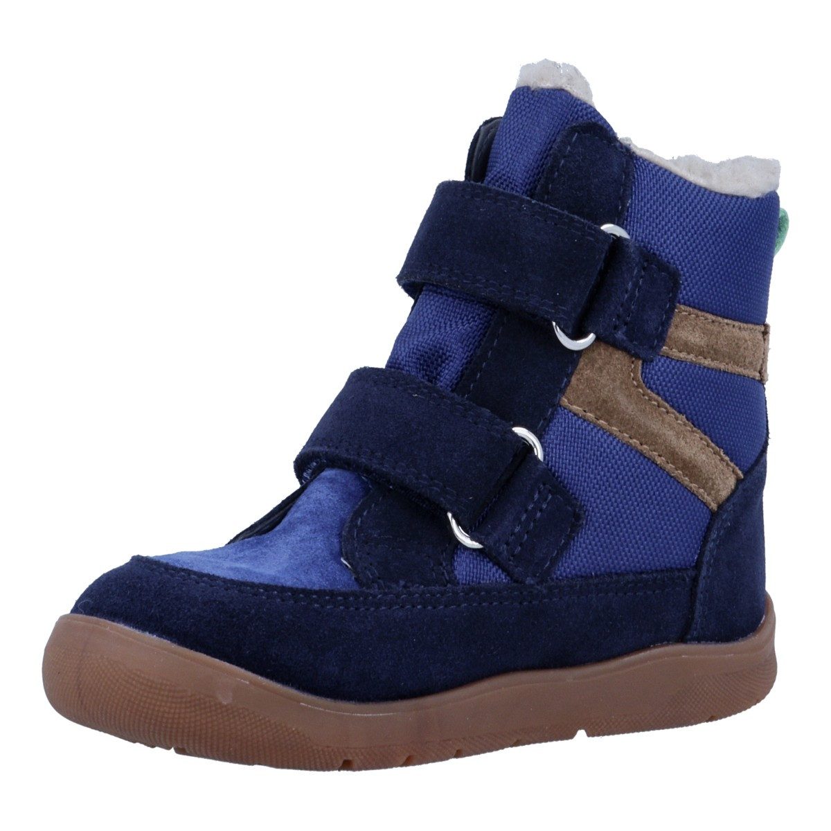 Richter Samy Winter Barfußschuh Winterboots mit Kontrastbesätzen, Größenschablone zum Download