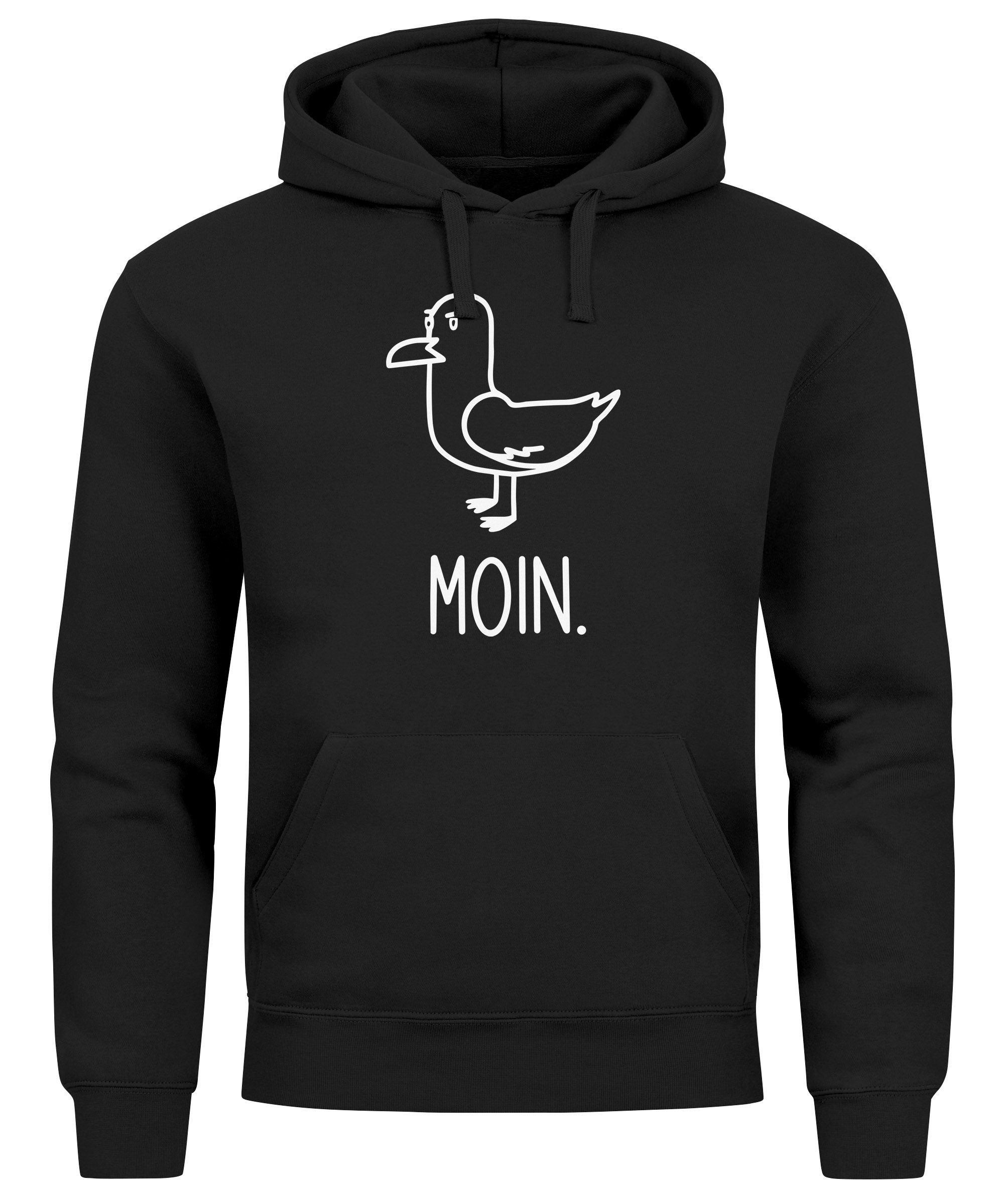 MoonWorks Hoodie Hoodie Herren Frontprint Moin günstig online kaufen