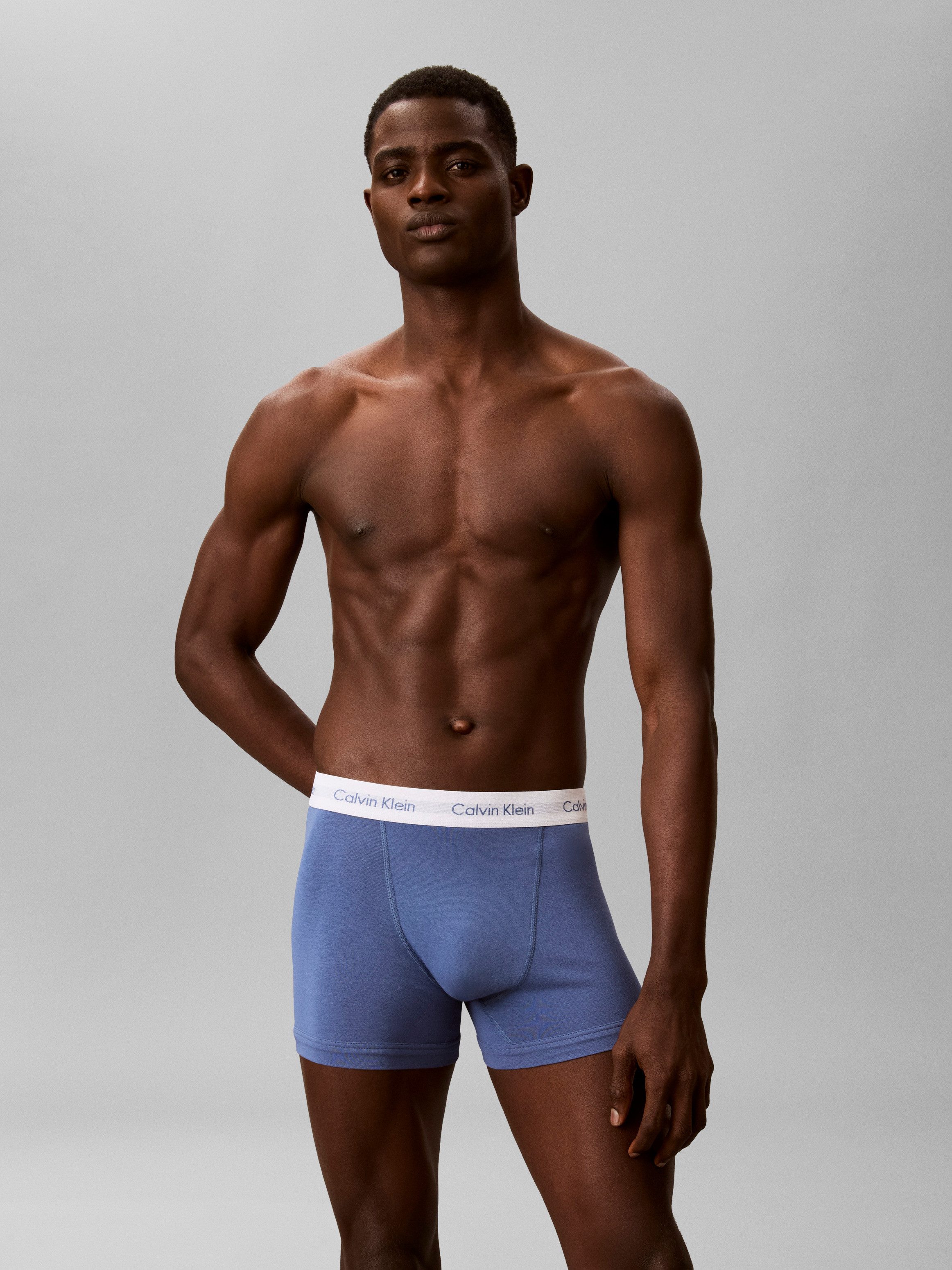 Calvin Klein Underwear Trunk TRUNK 3PK (Packung, 3-St) mit Calvin Klein Logo-Elastikbund (3 Stück)