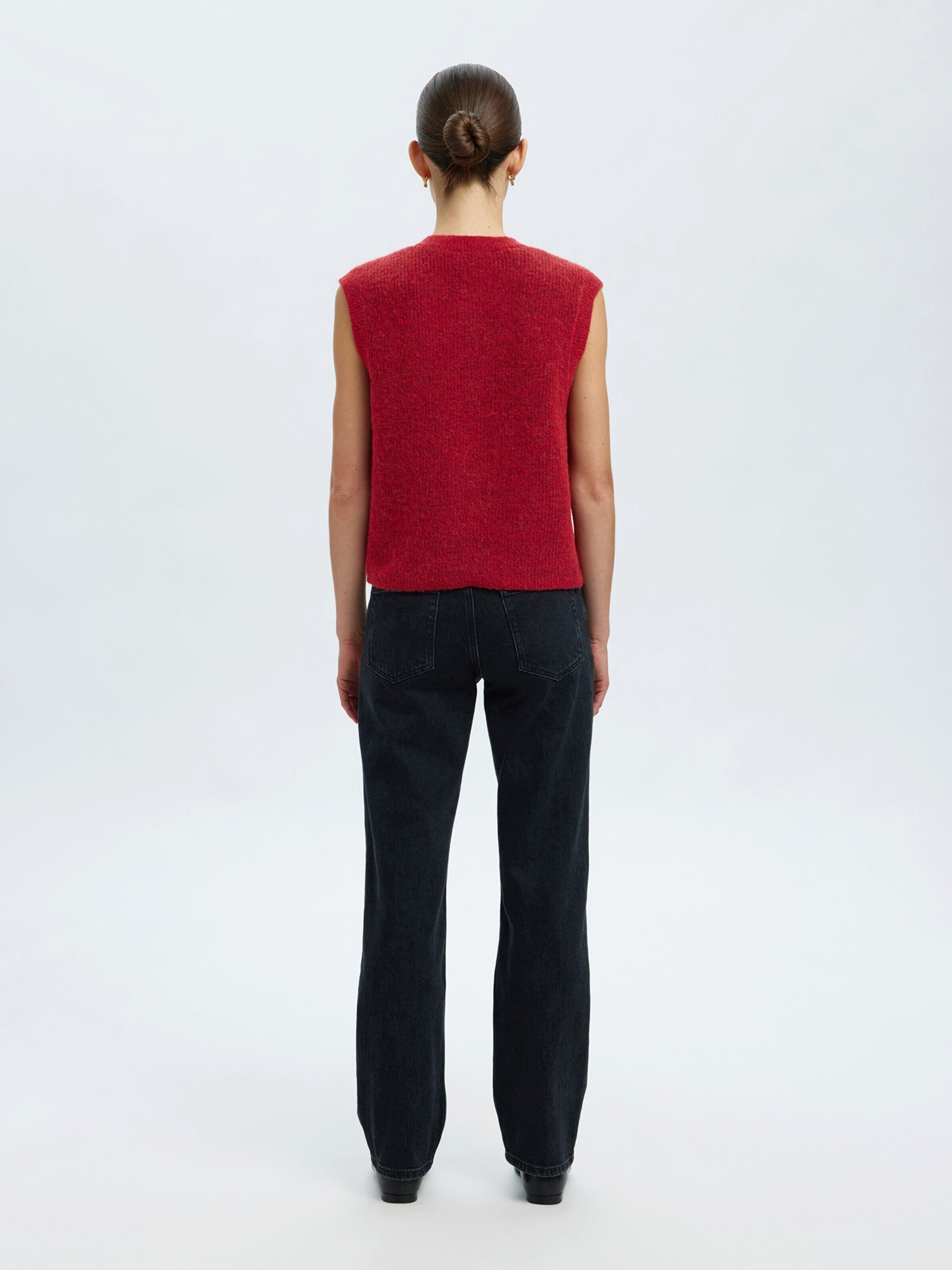 Selected Strickweste SLFLULU (1-tlg) Plain/ohne Details günstig online kaufen