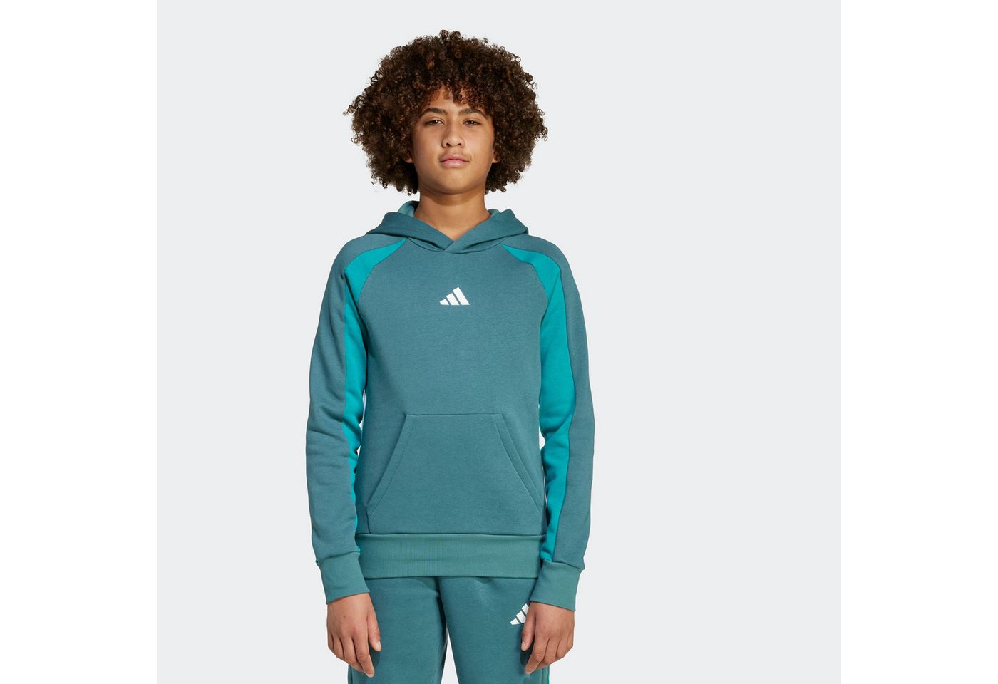 adidas Sportswear Kapuzensweatshirt SEASONAL ESSENTIALS COLORBLOCK KIDS HOODIE