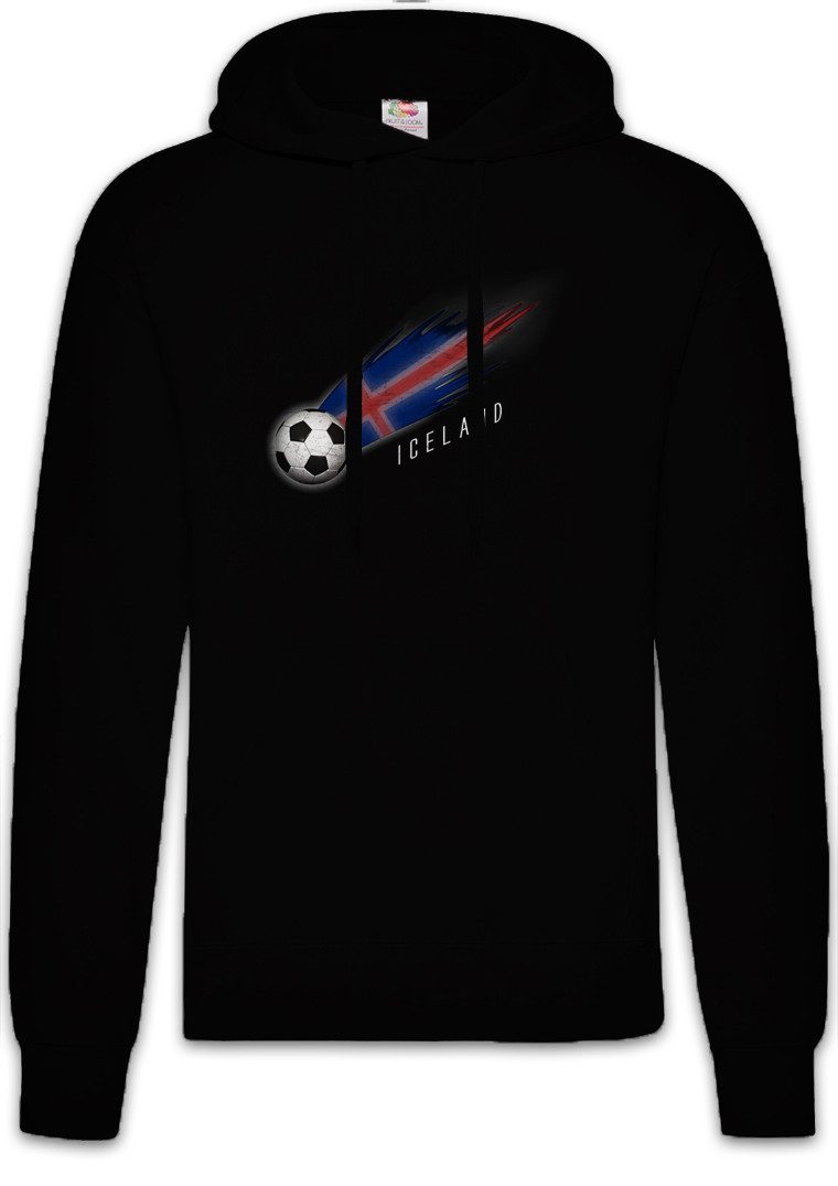 Hoodie Iceland Football Comet I Herren Hoodie Island Isländisch Isländische