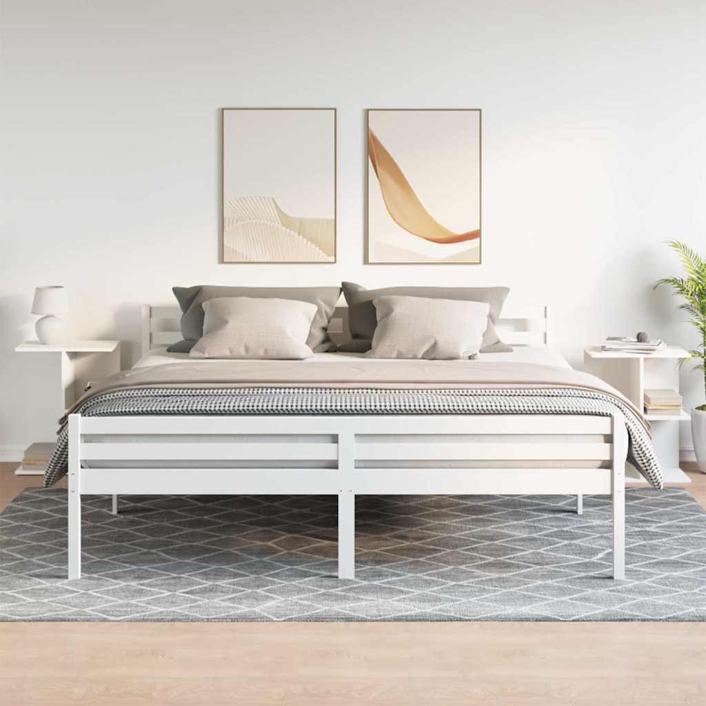 vidaXL Nachttisch Nachttische 2 Stk. Weiß günstig online kaufen