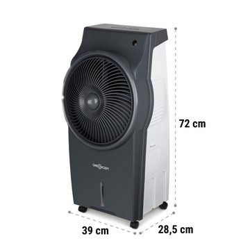 ONECONCEPT Ventilatorkombigerät Kingcool 4-in-1 Luftkühler, mit Wasserkühlung & Eis mobil Klimagerät ohne Abluftschlauch