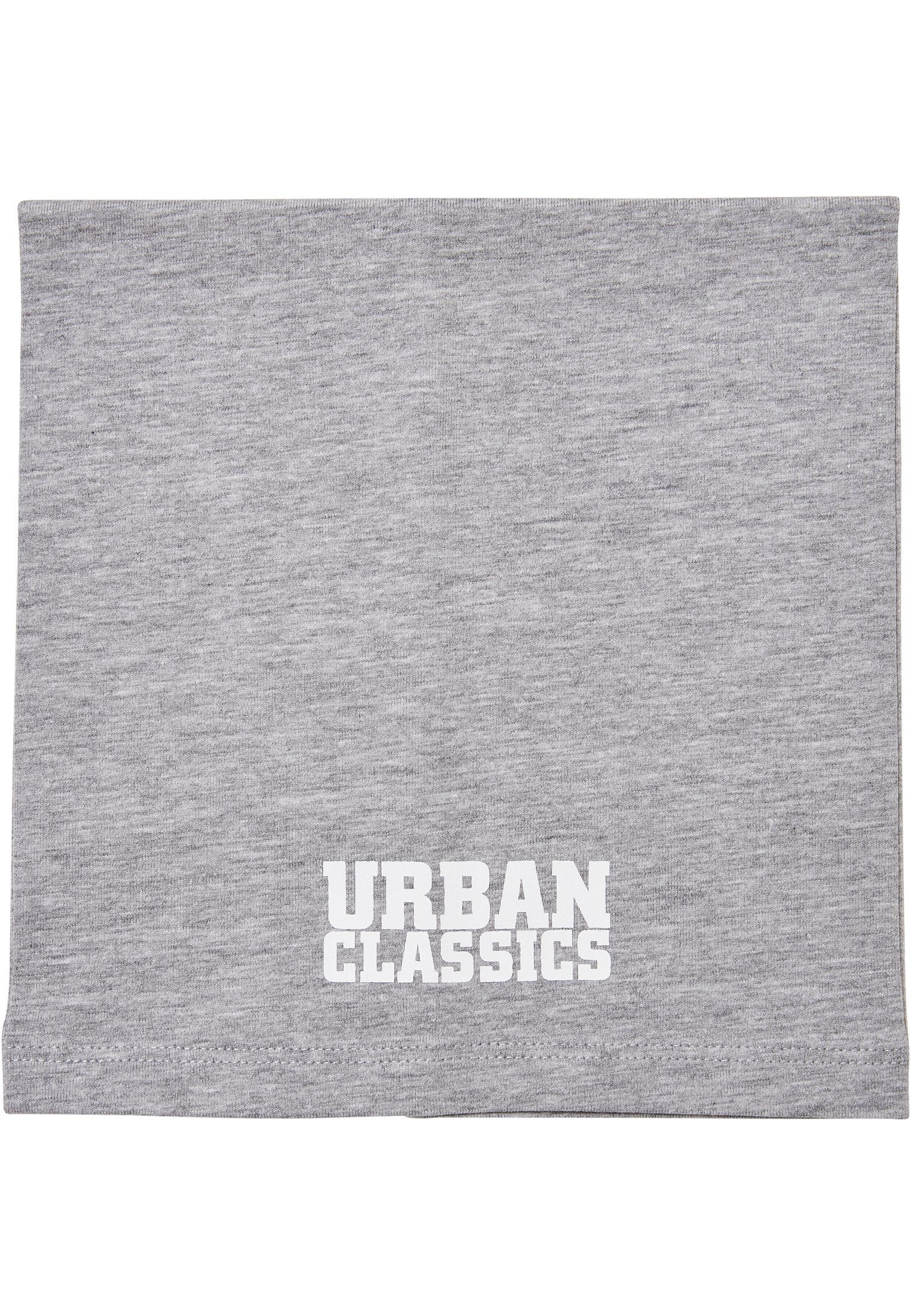 URBAN CLASSICS Unisex black/heathergrey Loop (1-St) 2-Pack, Logo Scarf Kids Tube