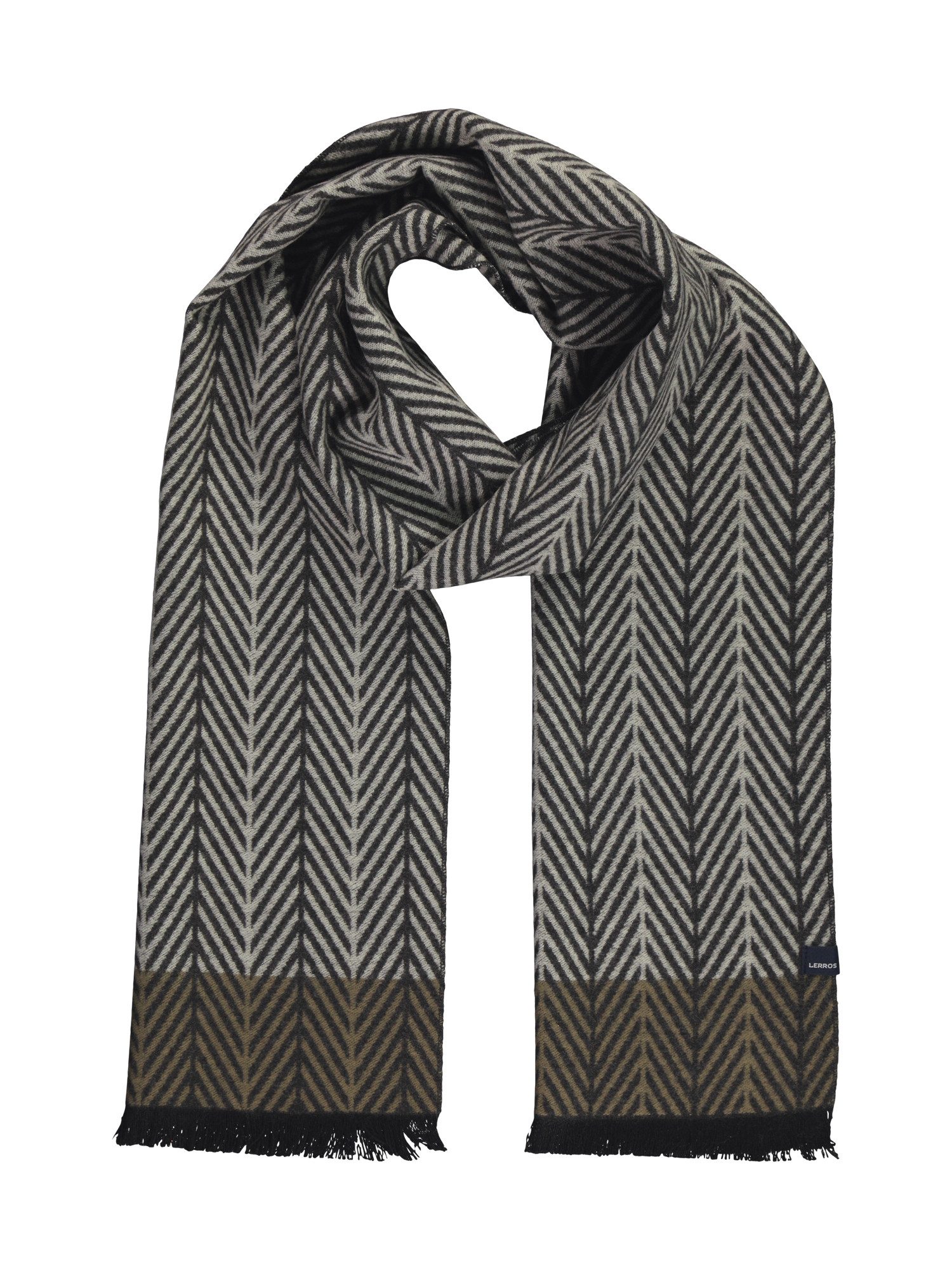 LERROS Wollschal LERROS Herrenschal mit Fischgrat-Muster günstig online kaufen