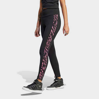 adidas Originals Leggings 3-STREIFEN ZEBRA ANIMAL INFILL (1-tlg)