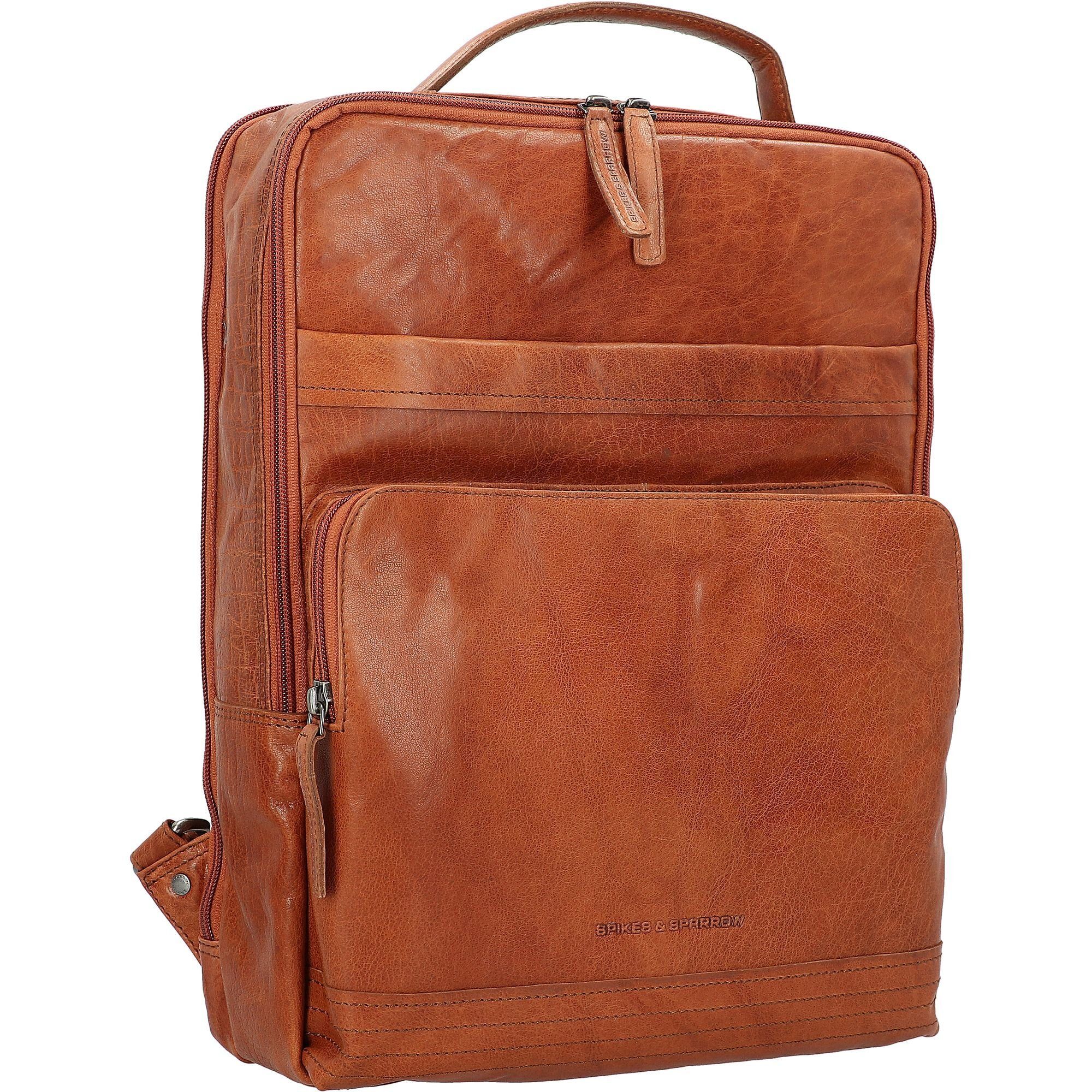 Spikes & Sparrow Laptoprucksack, Leder