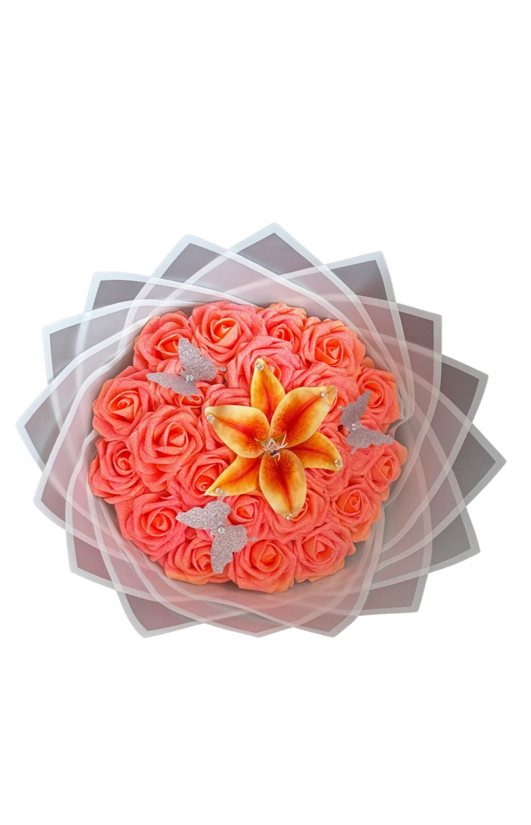 Kunstblumenstrauß Blumenstrauß / Rosen / Bouquets günstig online kaufen