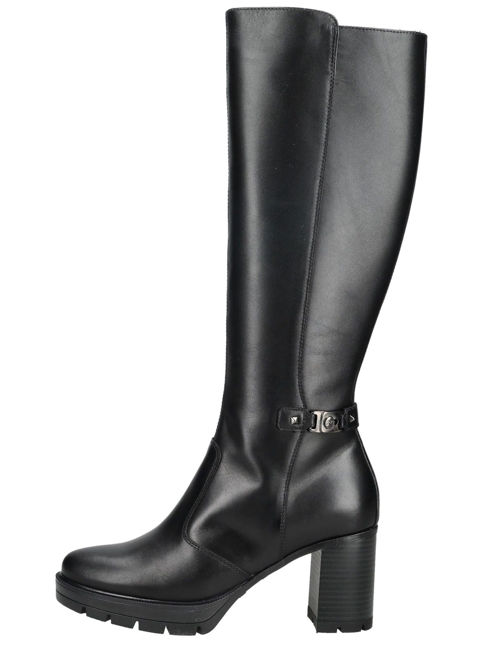 Nero Giardini Nero Giardini Stiefel Leder/Textil High-Heel-Stiefel