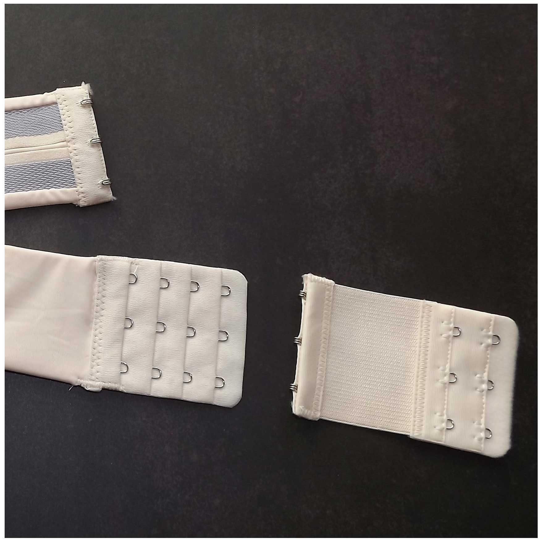 maDDma BH-Verlängerung 4 elastische BH-Verlängerung 30 mm 2 Reihen BH Zubehör Dessous (Sparpaket), puderrosa