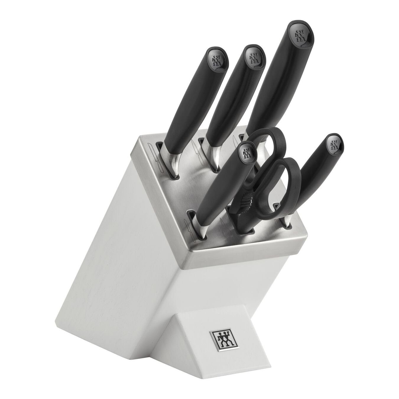 Messerblock ZWILLING All * Star Messerblockset mit KiS Technologie 7-tlg, Weiß Eisgehärtet