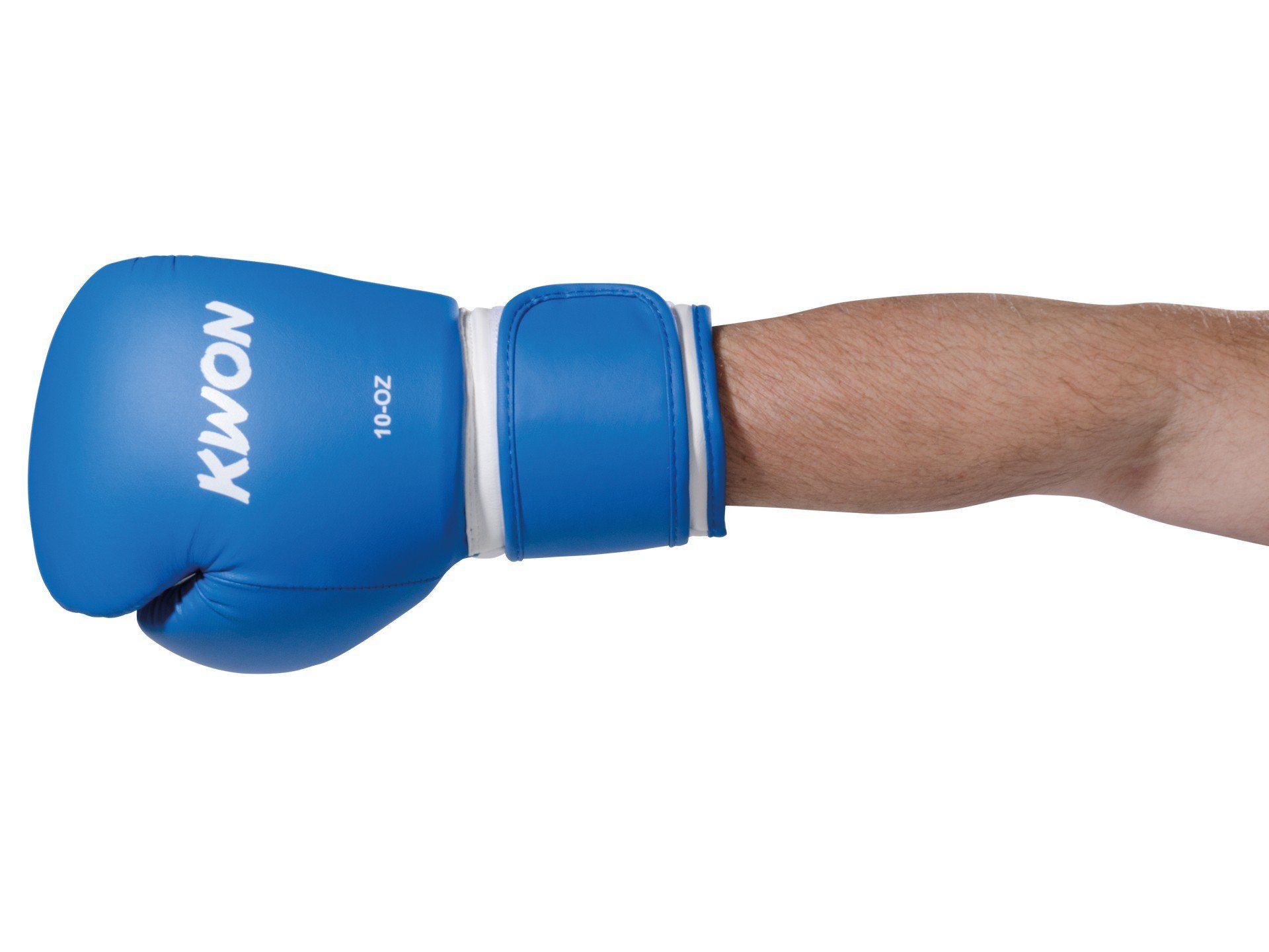 KWON Boxhandschuhe blau Kickboxen Erwachsene, (Paar), 8 MMA Unzen Boxen Anfänger Fortgeschrittene Thaiboxen Kinder Box-Handschuhe Fitness 16 und 