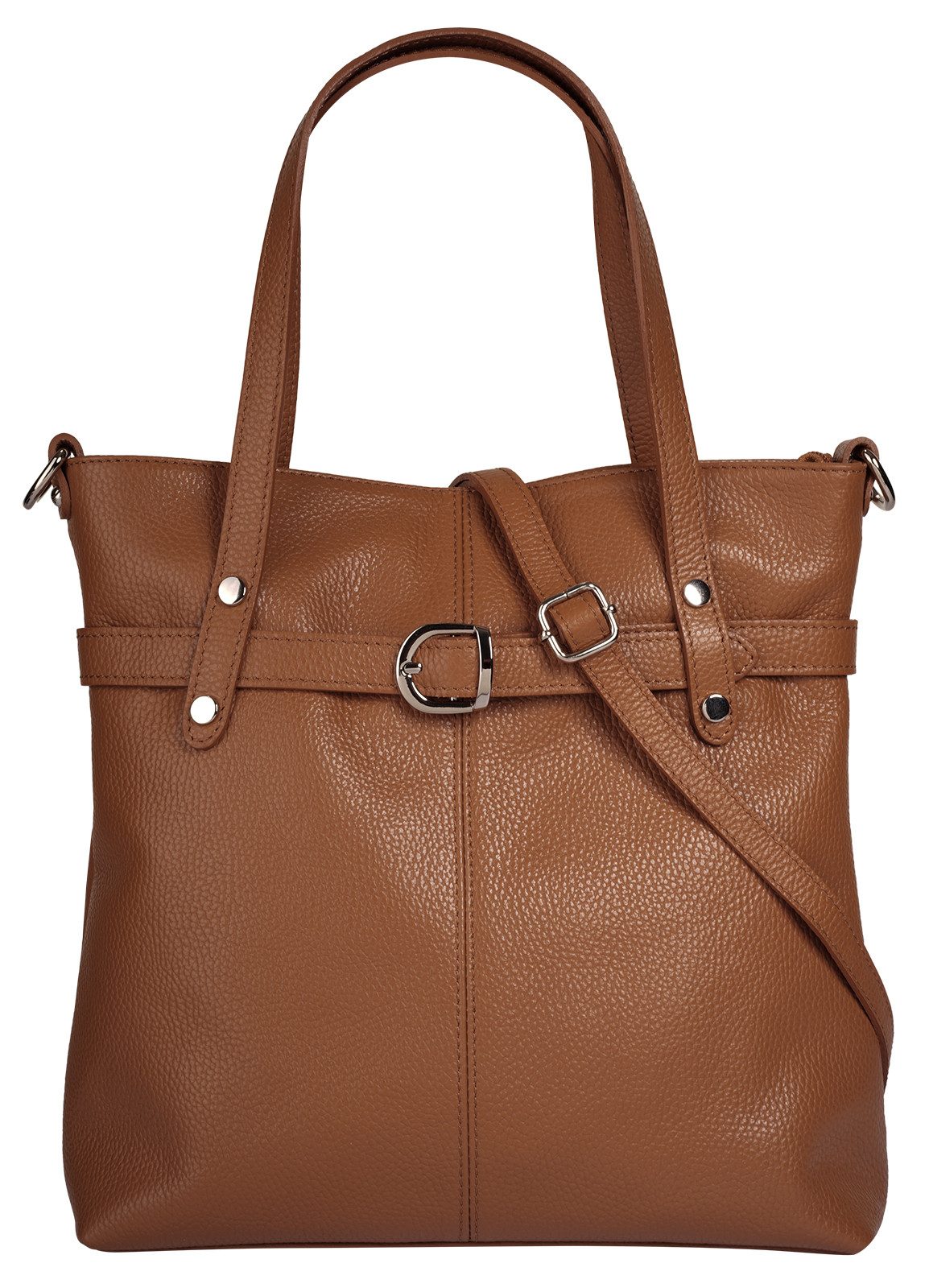 Cluty Shopper, echt Leder, Made in Italy