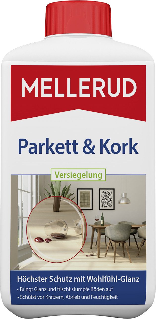 Mellerud Mellerud Parkett & Kork Versiegelung 1,0 L Vinyl- und Designbodenreiniger