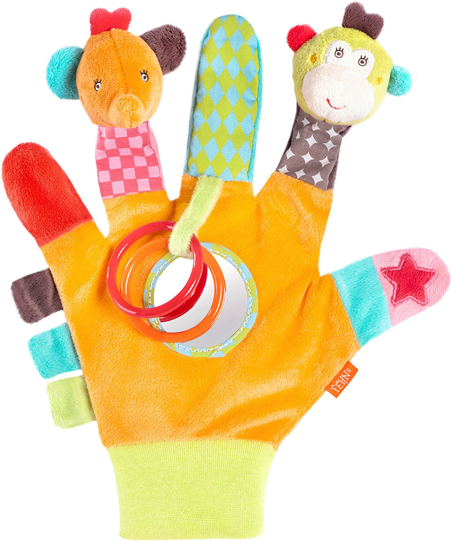 Fehn Fingerpuppe Classic Stars, Spielhandschuh Safari günstig online kaufen