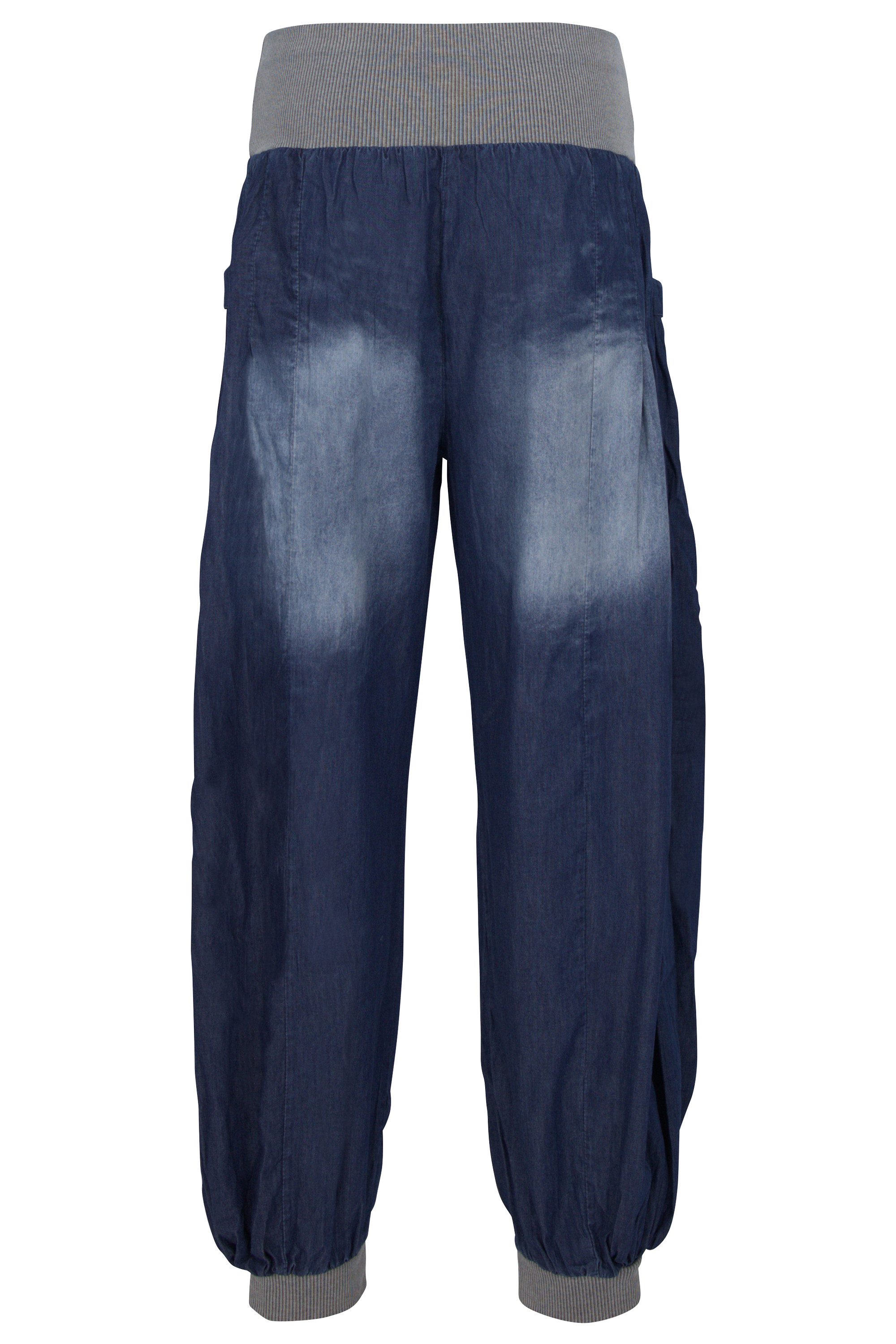 malito more than fashion Haremshose malito Damen Pumphose im Denim Style, p günstig online kaufen