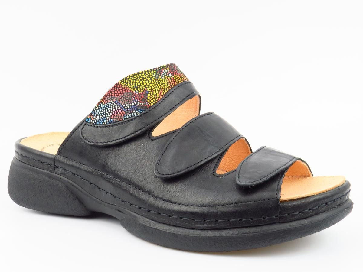 Think! Capra Rust.schw./multi Pantolette