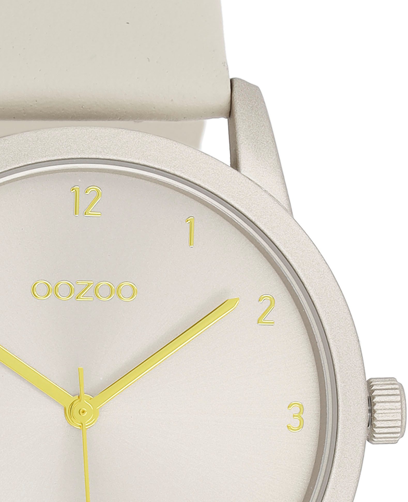 OOZOO Quarzuhr C11076, Armbanduhr, Damenuhr, Lederarmband, Mineralglas, ana günstig online kaufen