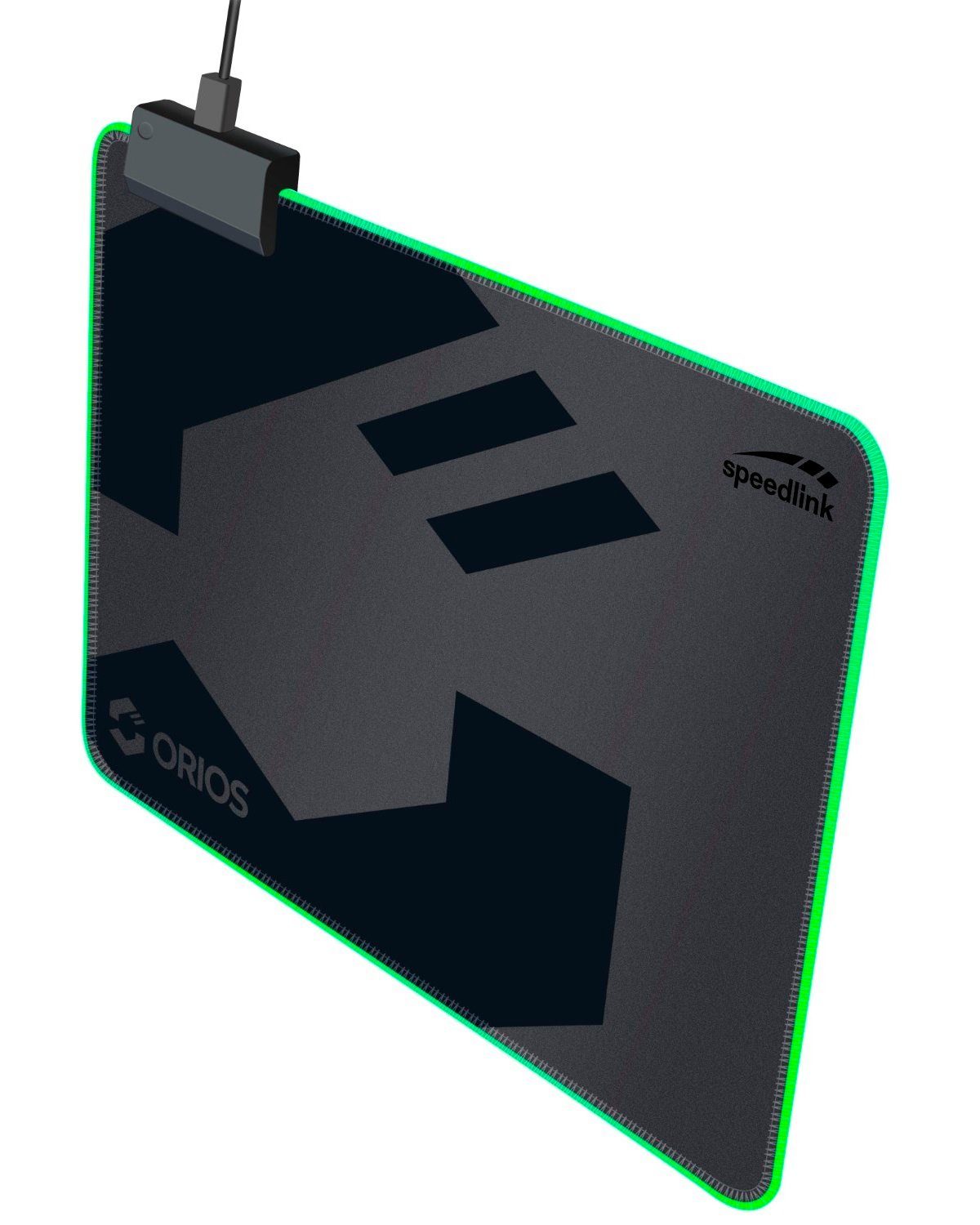 Speedlink Mauspad ORIOS M LED Beleuchtung Gaming Maus-Pad PC, Gaming-Mousepad, Aufrollbar, rutschfest, flach (3mm) – Bild 5 von 5