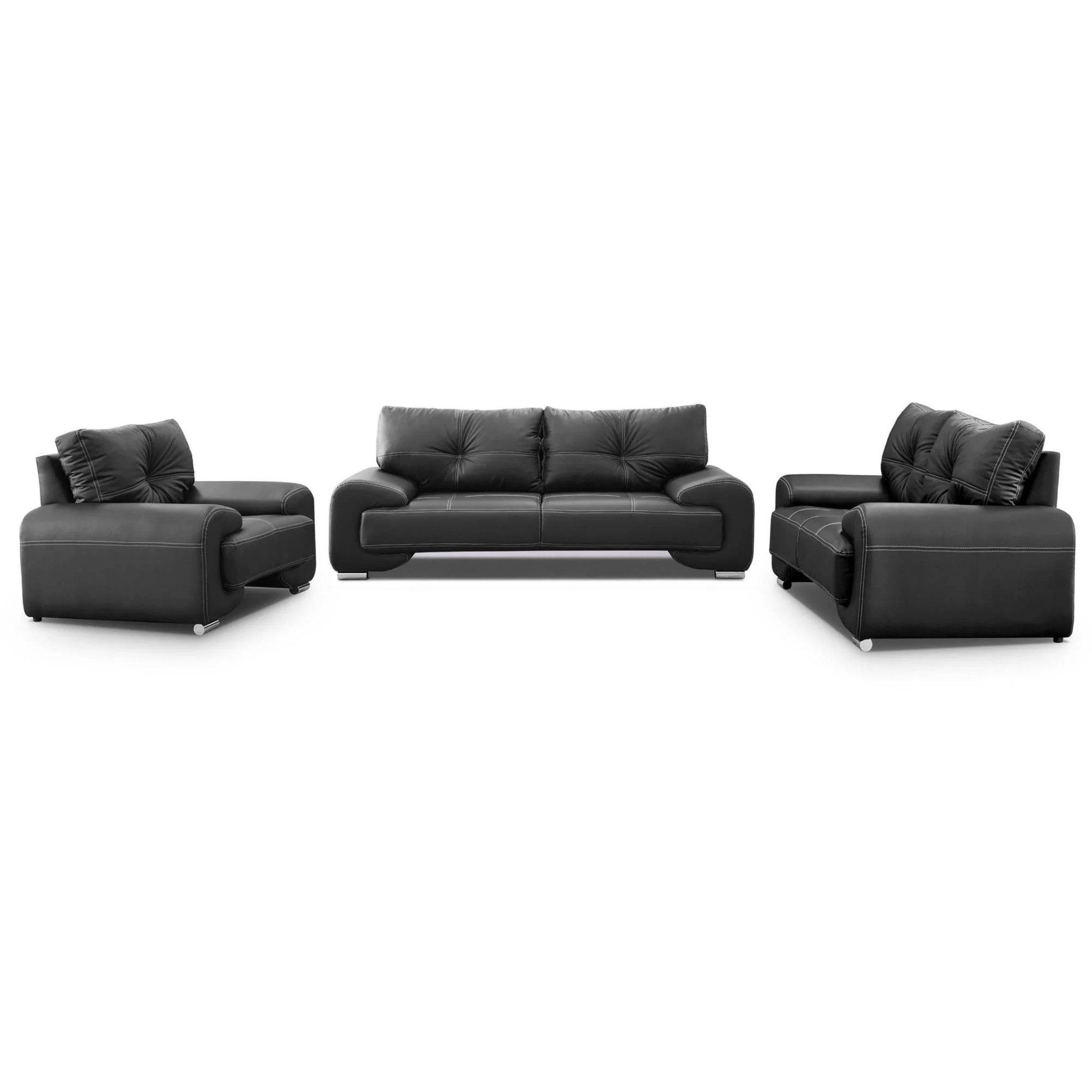 Beautysofa Big-Sofa Polstergarnitur Omega Set 3+2+1 günstig online kaufen
