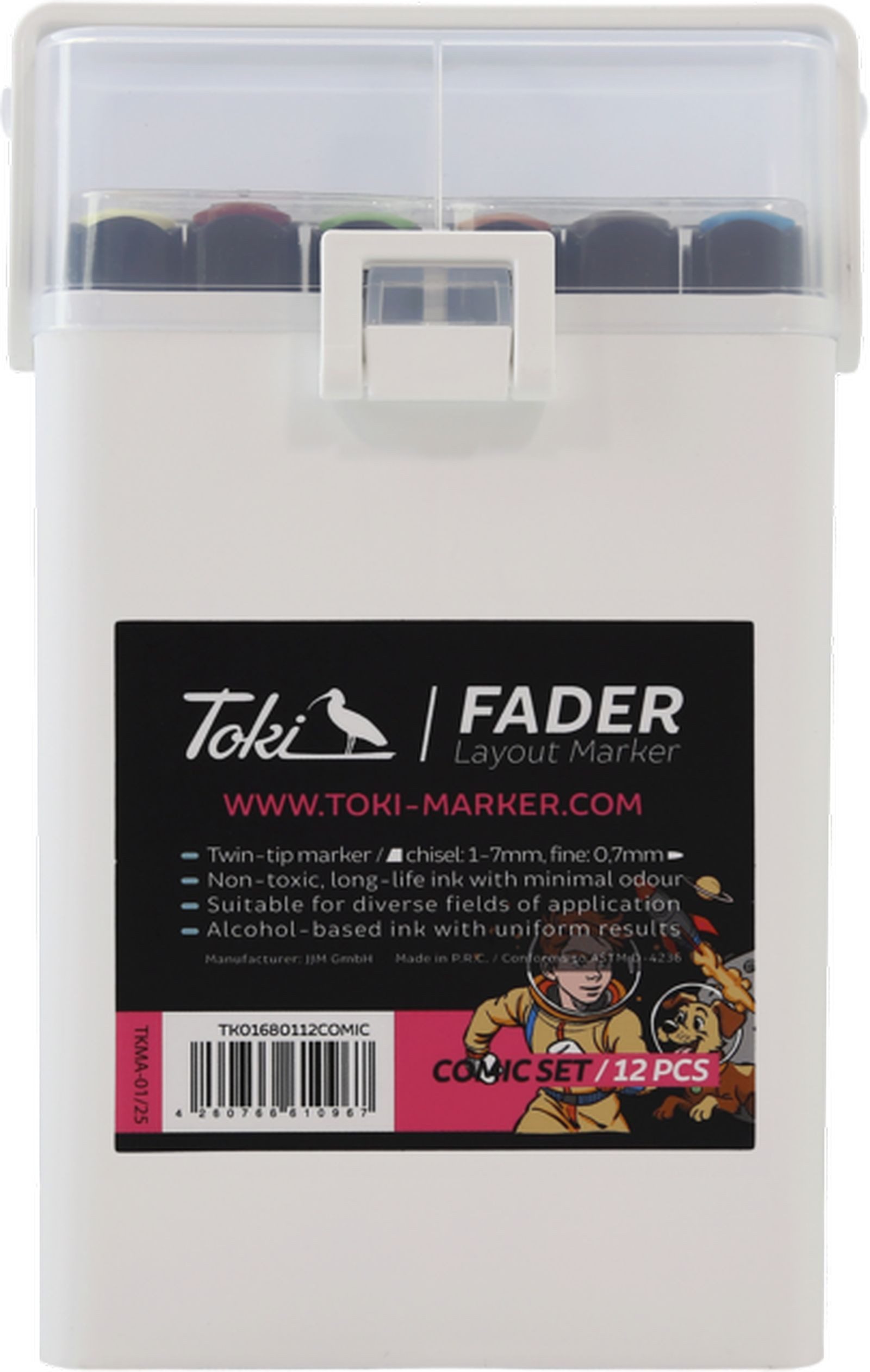 TOKI Marker FADER Layout Maker, (12-tlg), verschiedene Varianten