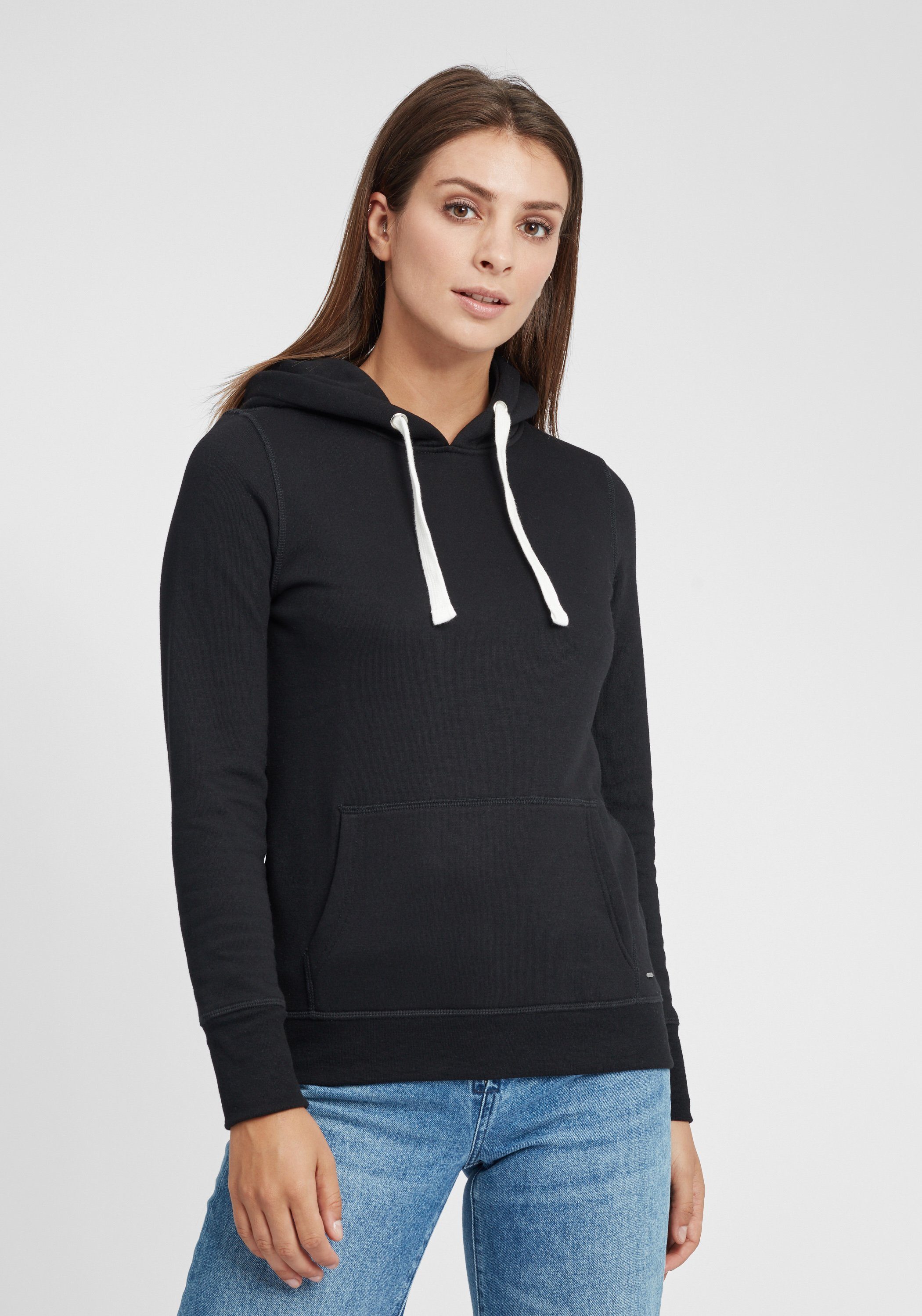 OXMO Hoodie OXOlive Kapuzenpullover mit weicher Fleece-Innenseite