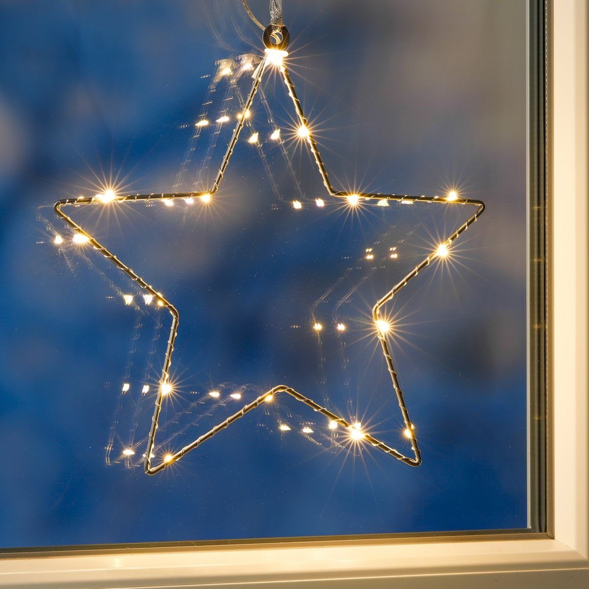 Fensterdeko LED Dekostern Weihnachtsstern Silhouette Gravidus Weihnacht 16