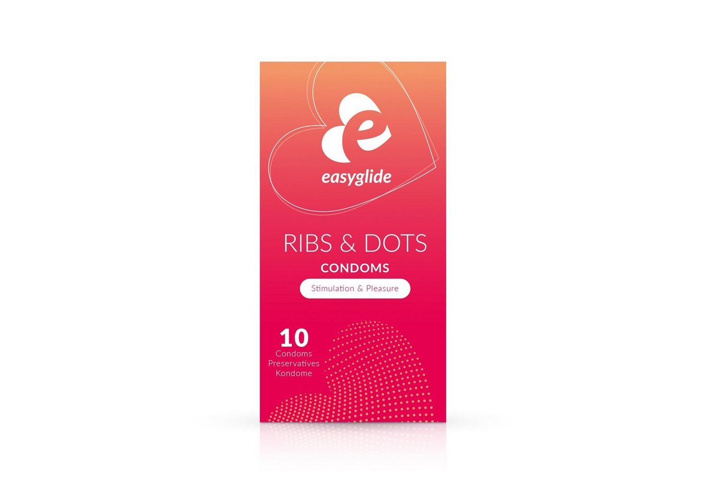 EasyGlide Kondome EasyGlide - Ribs and Dots Kondome - 10 Stück