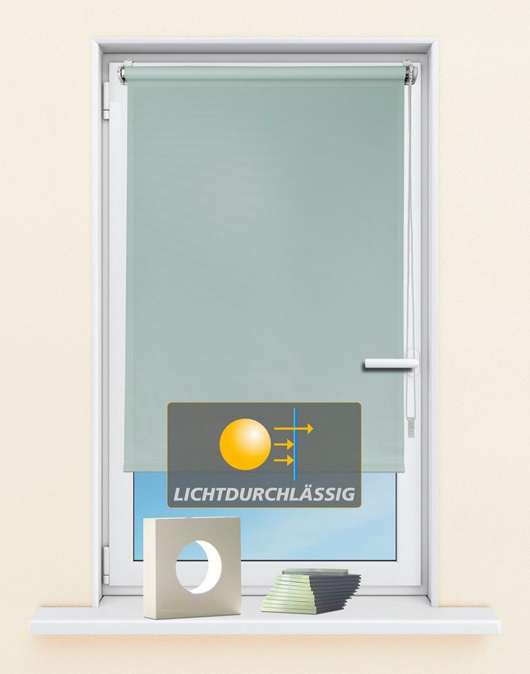 Seitenzugrollo Seitenzugrollo 'Ida', Lichtschutz, Klemmfix, ohne Bohren, Fixmaß, Kutti, Lichtschutz, ohne Bohren, Klemmfix, Sichtschutz, Sonnenschutz