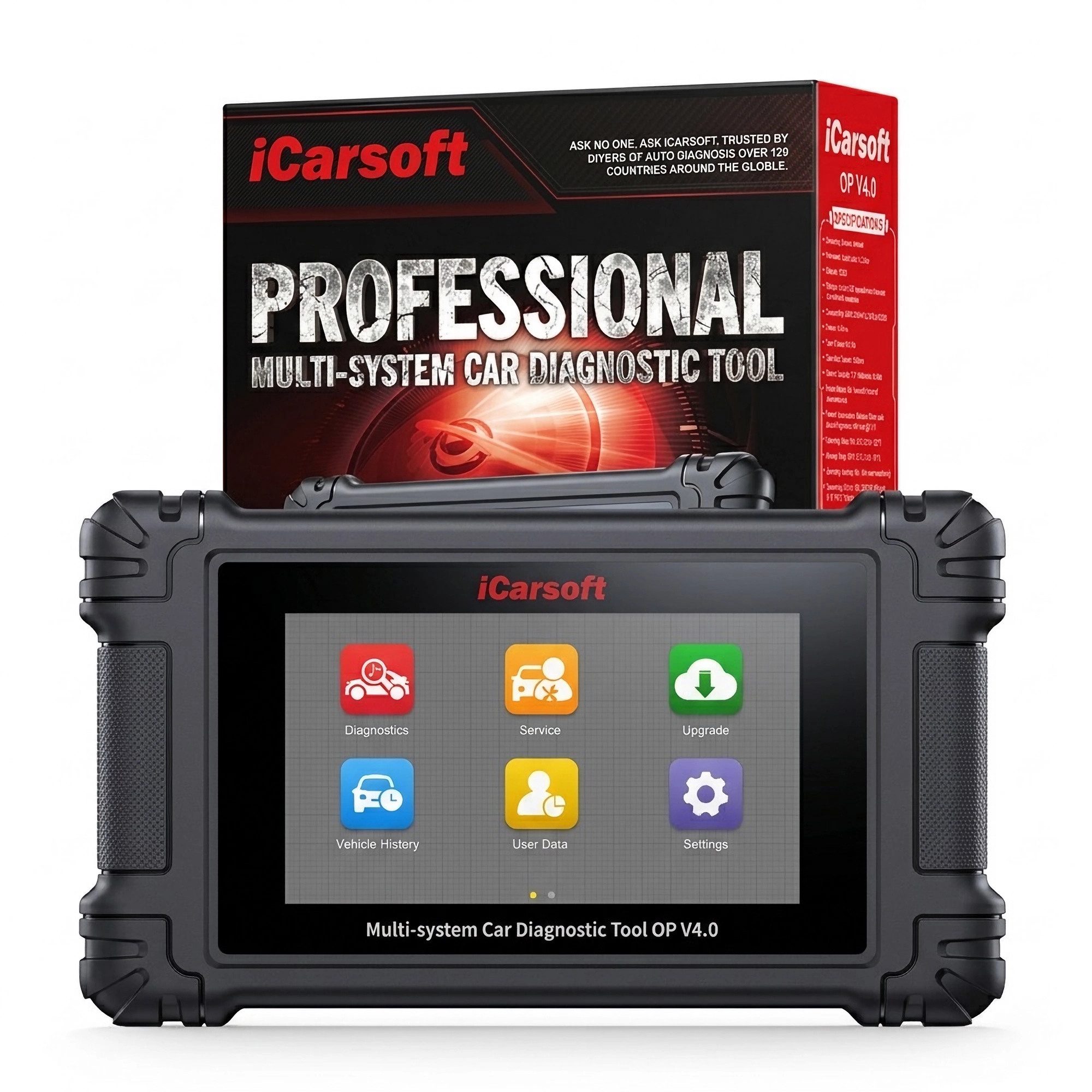 iCarsoft OBD2-Diagnosegerät OP V4 OBD Diagnosegerät für Opel Vauxhall + 2 weitere Marken