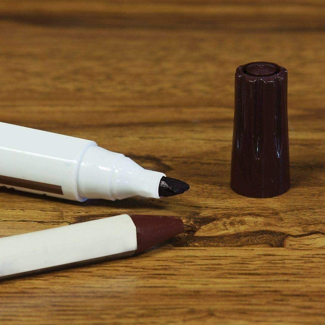 VABIONO Retuschierstift Möbelmarker Möbelreparatur Kratzerstift Holzmarker für Holz & Möbel, (Kratzerentferner, 13-tlg., Schützen Sie Ihre wertvollen Holzmöbel), kostenloser Versand